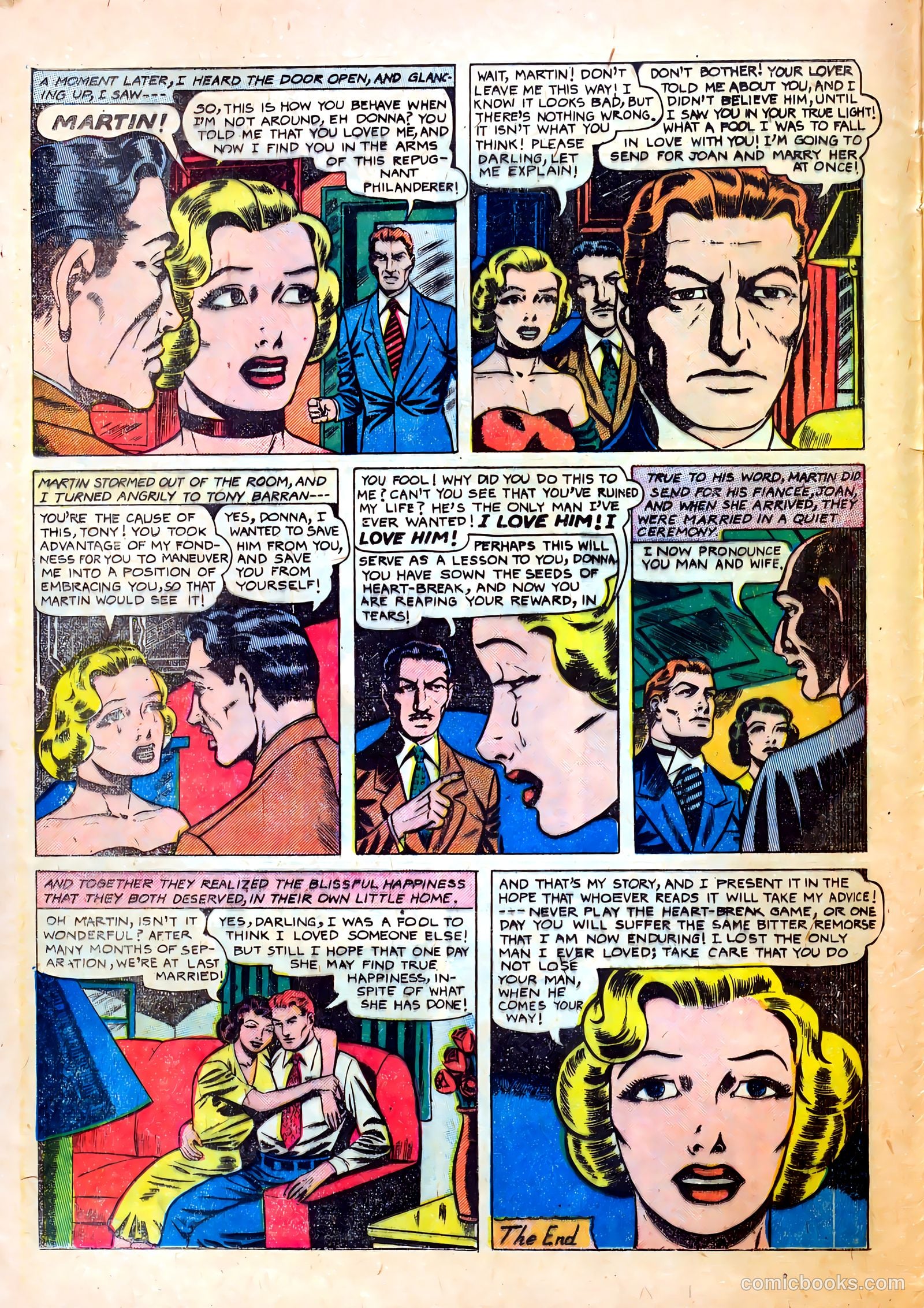 Confessions of Love #13 (1952) — page 8 of 36