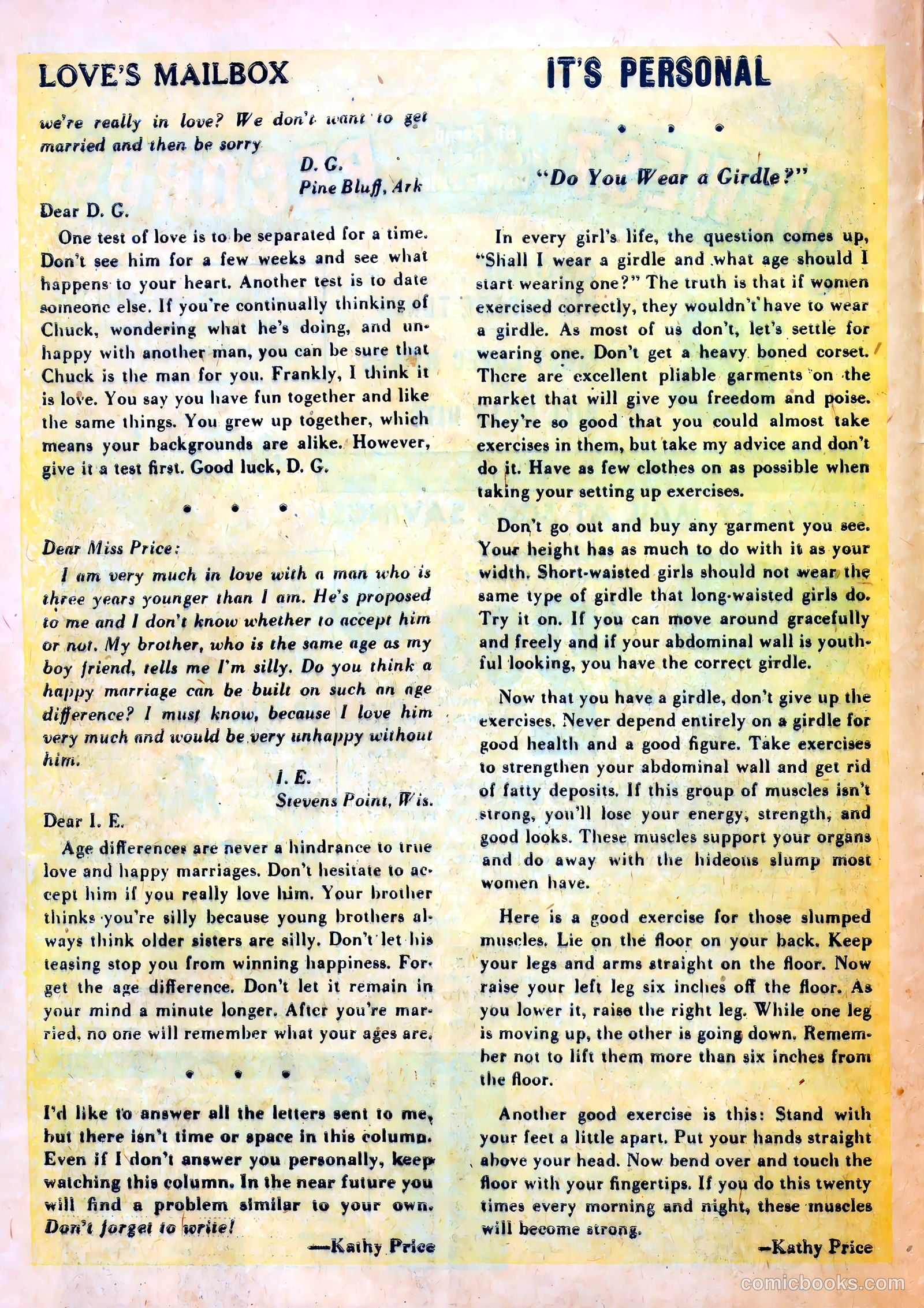 Confessions of Love #13 (1952) — page 12 of 36