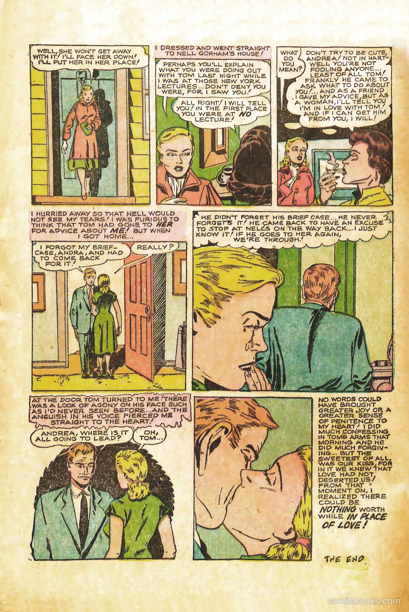 Confessions of Love #5 (1953) — page 8 of 36