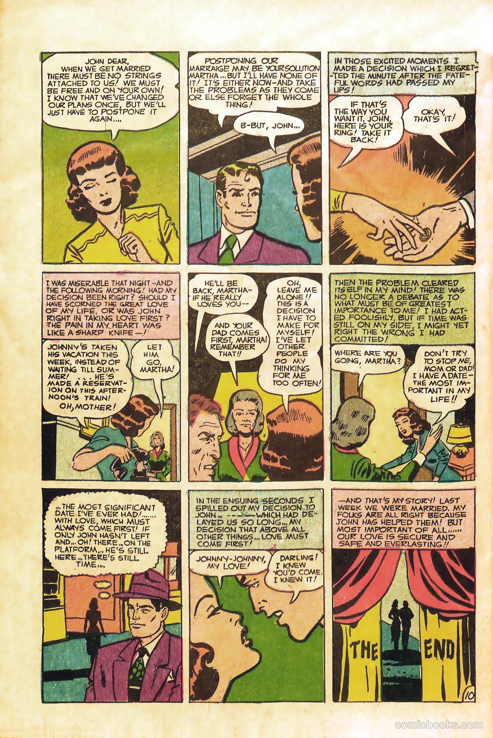 Confessions of Love #5 (1953) — page 22 of 36