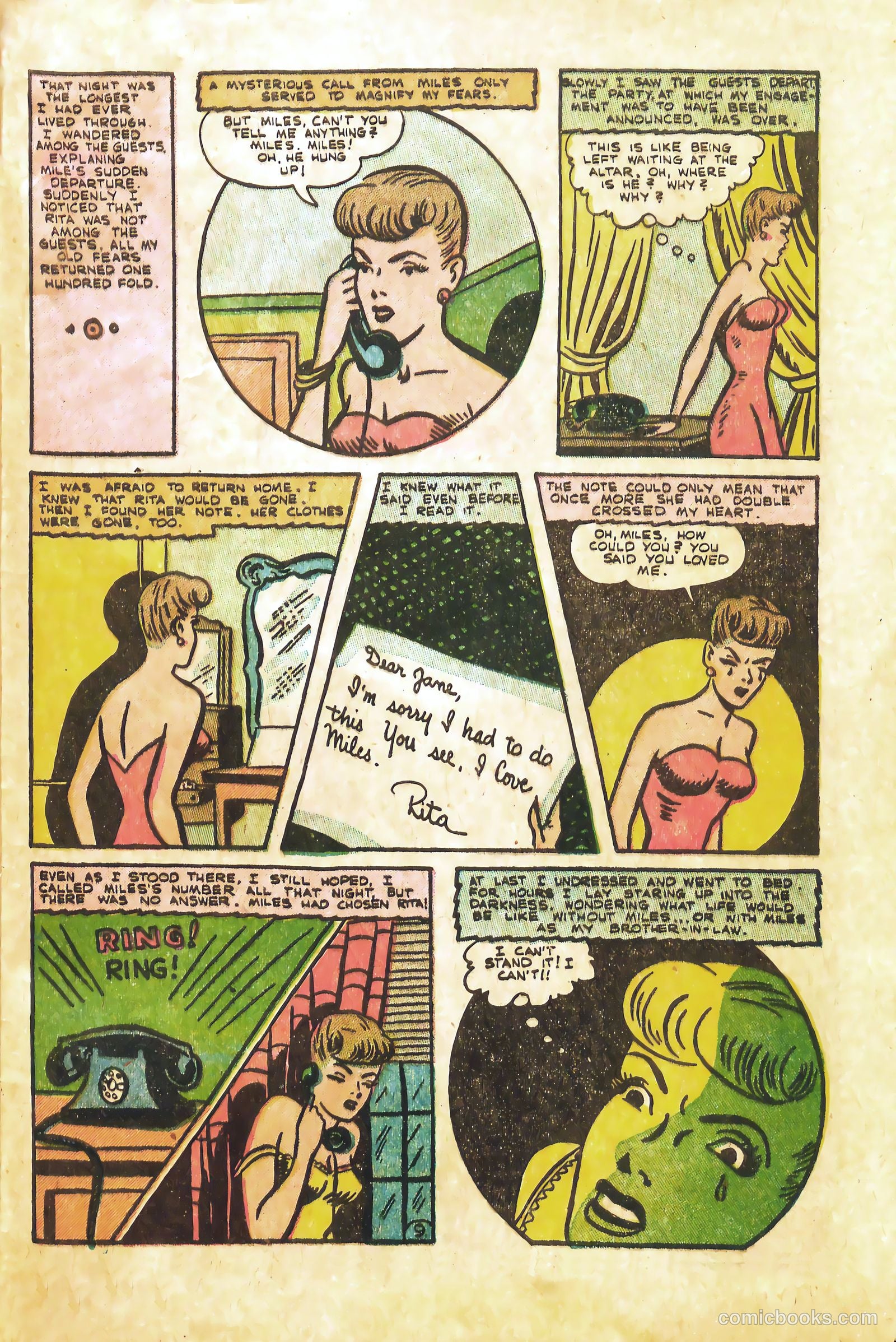 Confessions of Love #5 (1953) — page 33 of 36