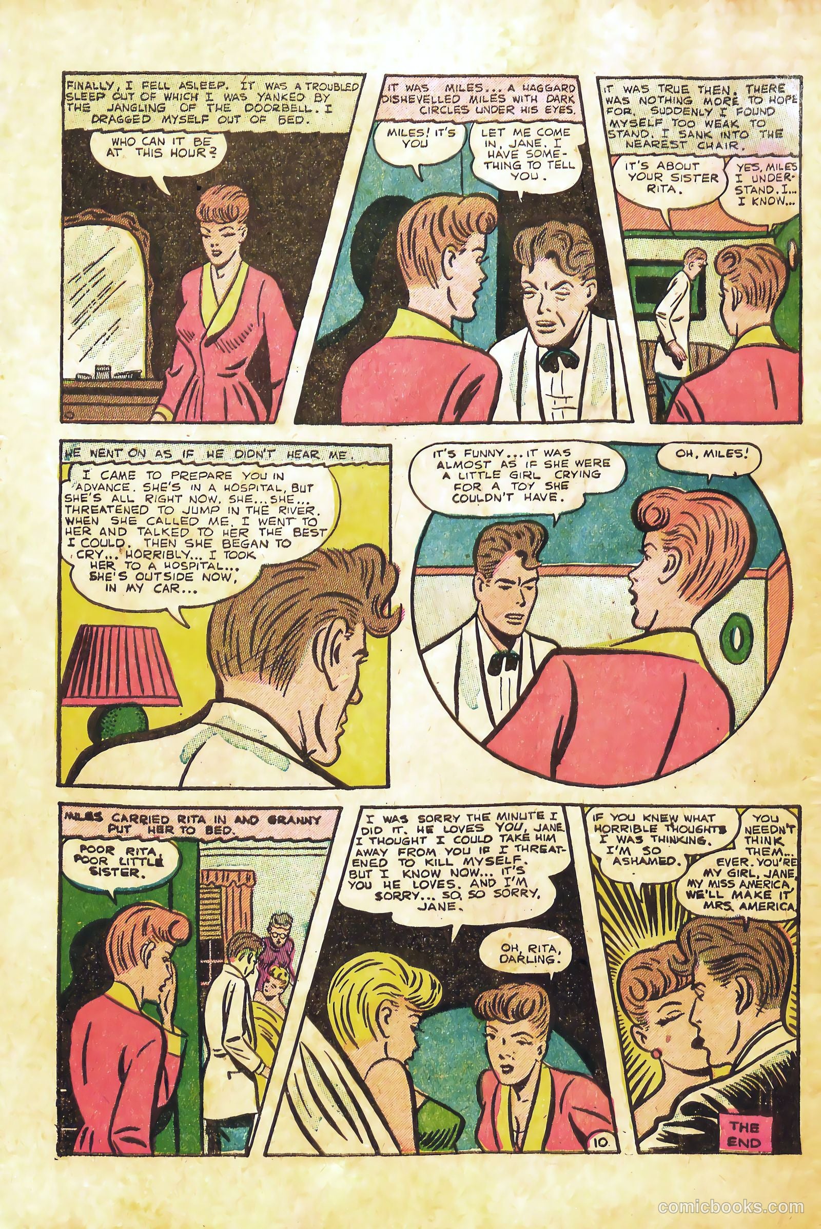 Confessions of Love #5 (1953) — page 34 of 36