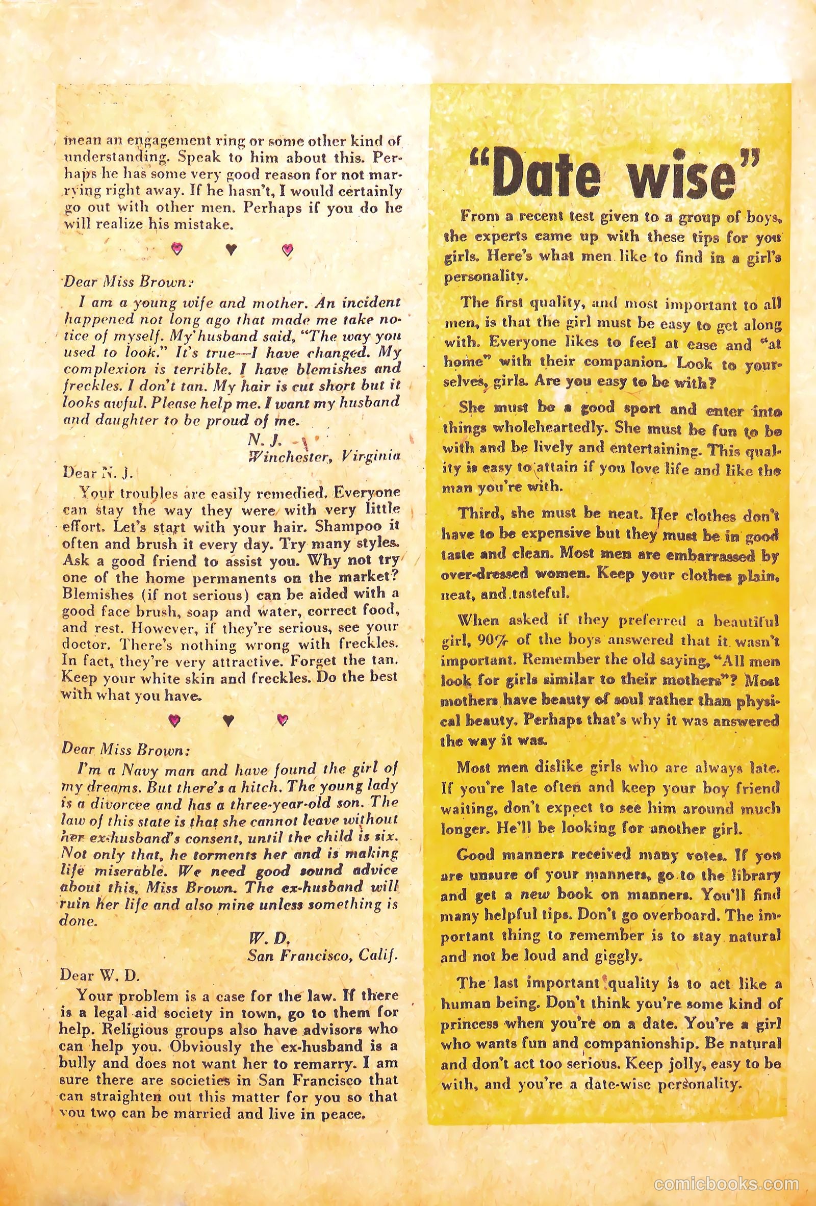Confessions of Love #6 (1953) — page 22 of 36