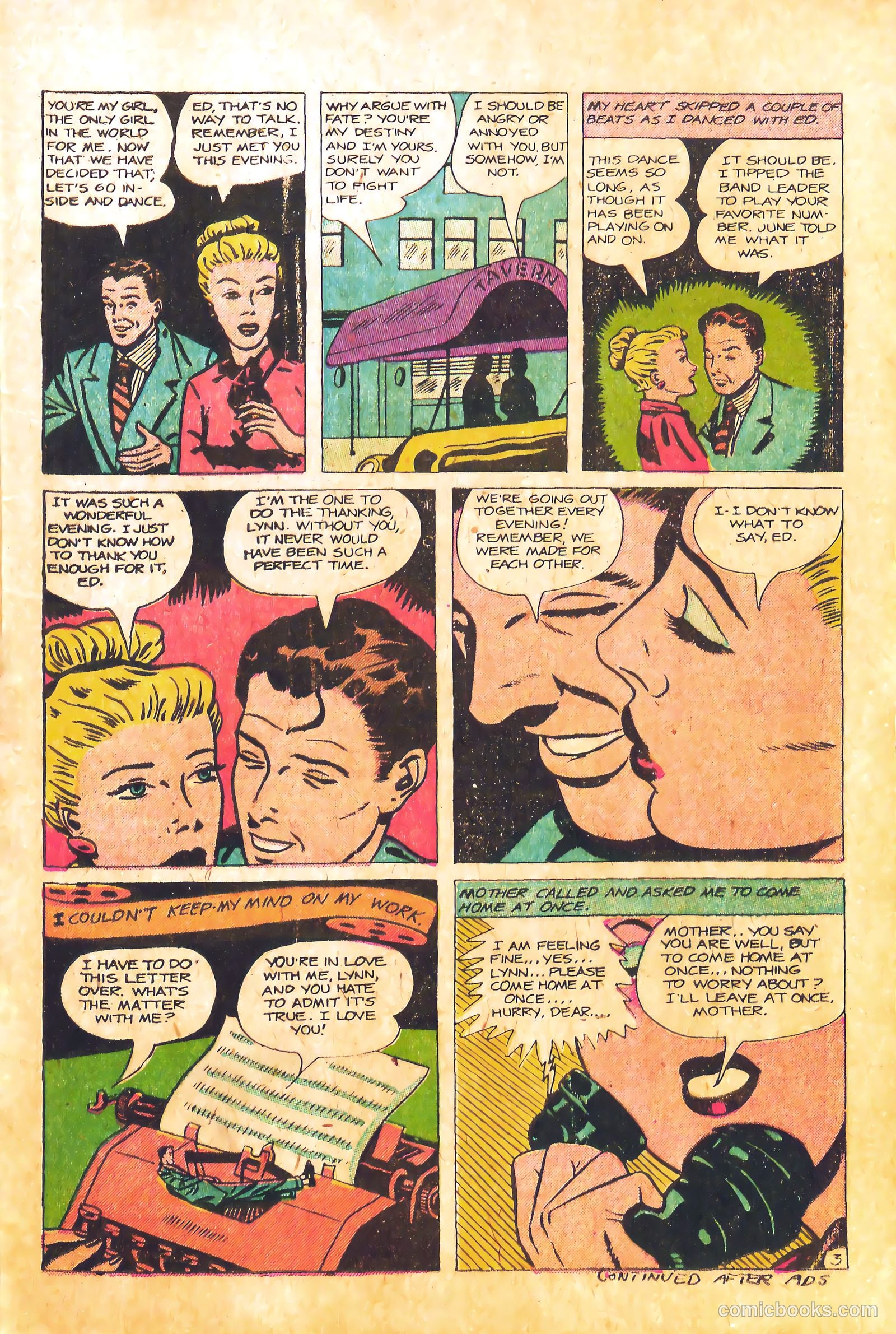 Confessions of Love #6 (1953) — page 25 of 36