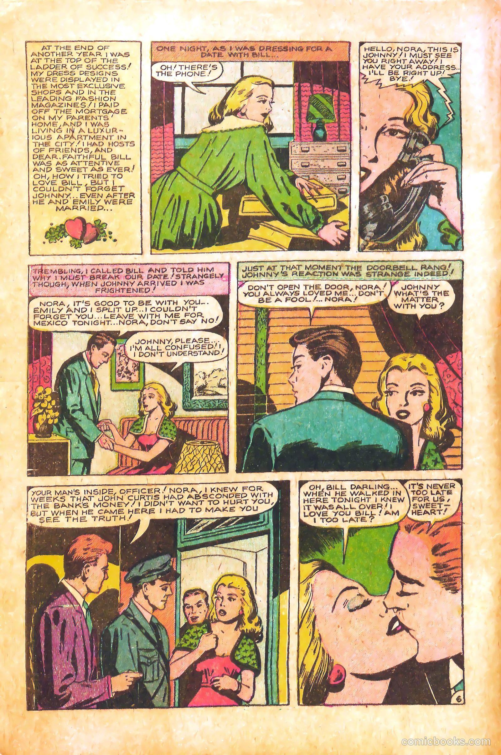 Confessions of Love #6 (1953) — page 8 of 36