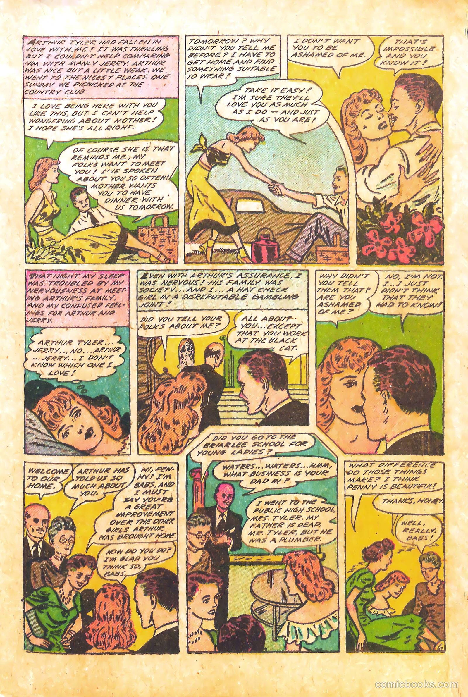 Confessions of Love #6 (1953) — page 17 of 36