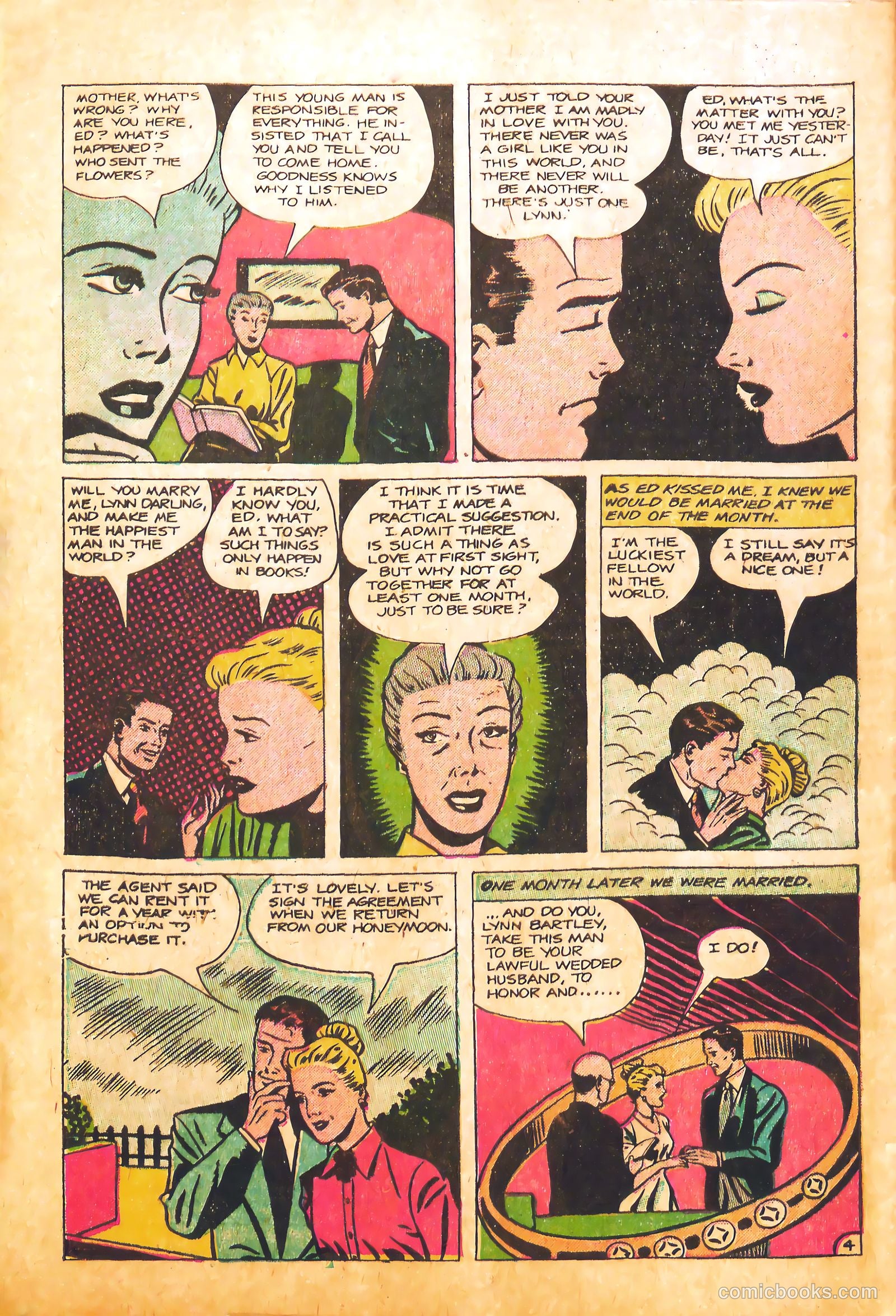 Confessions of Love #6 (1953) — page 28 of 36
