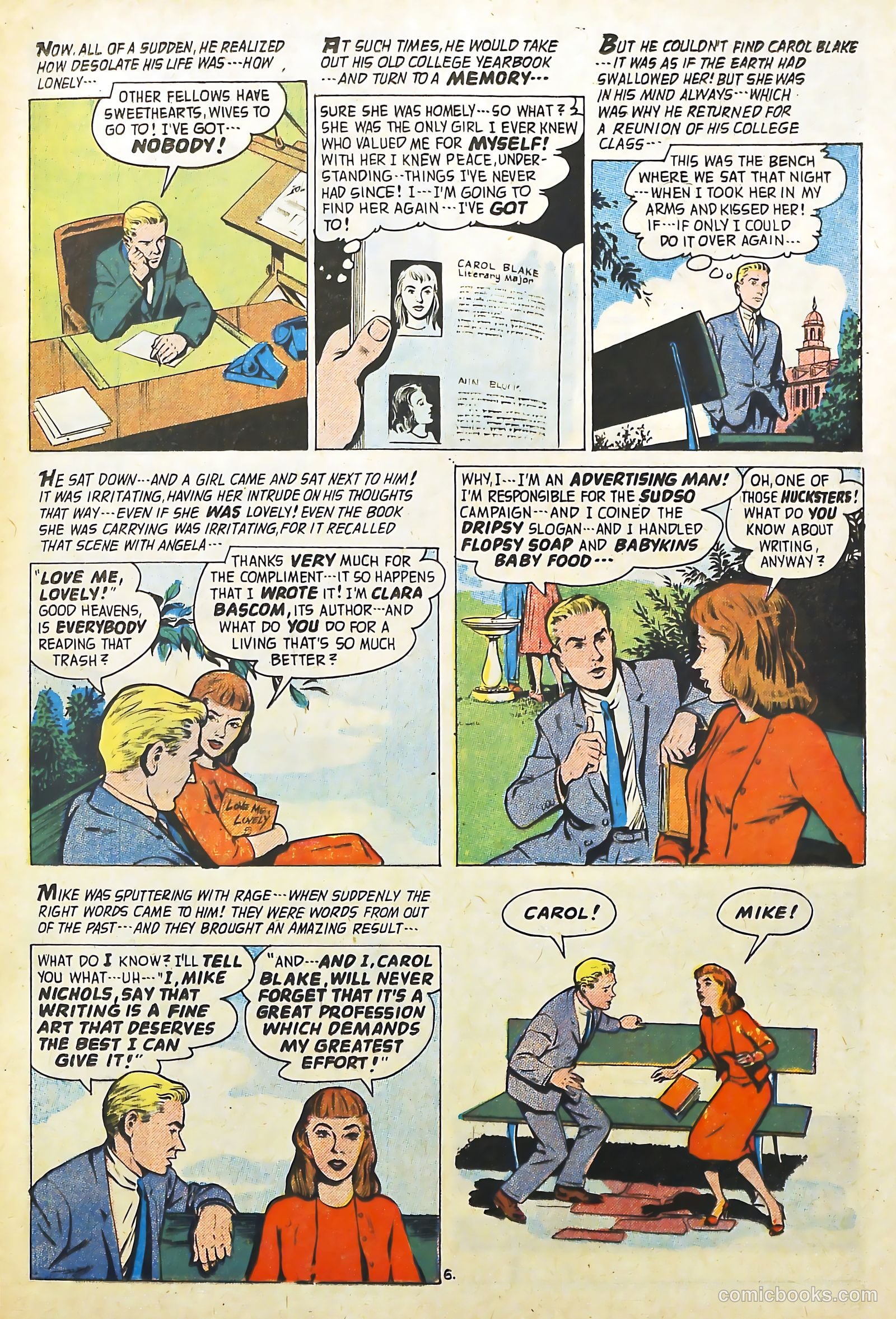 Confessions of the Lovelorn #100 (1958) — page 9 of 36