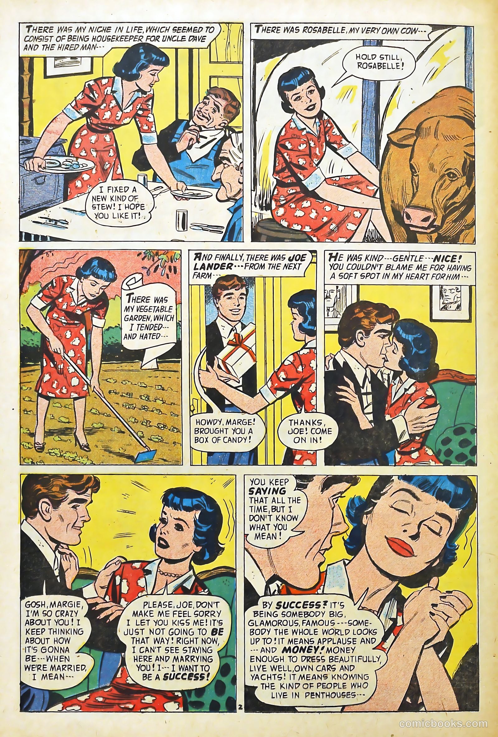 Confessions of the Lovelorn #100 (1958) — page 28 of 36