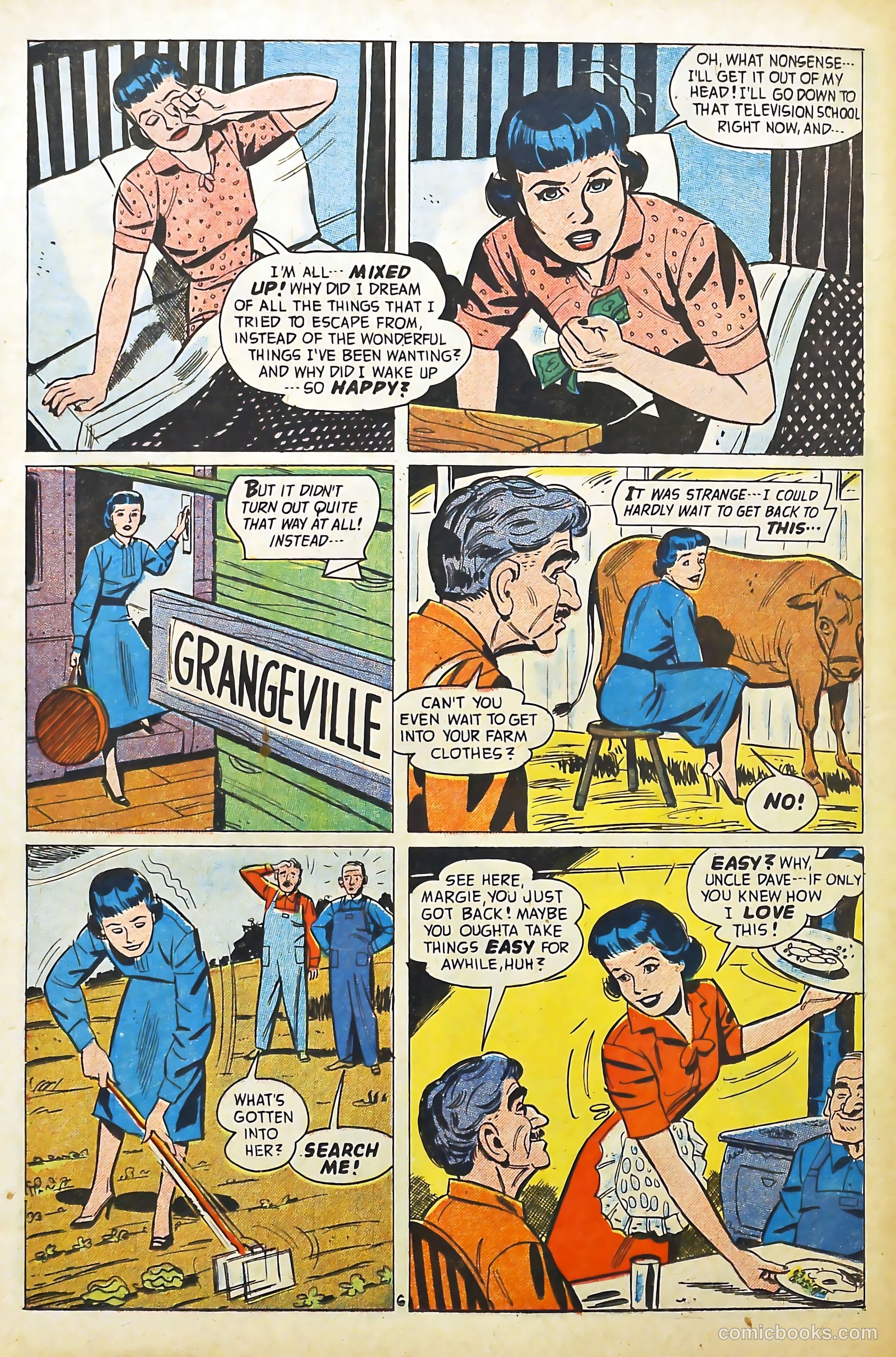 Confessions of the Lovelorn #100 (1958) — page 32 of 36