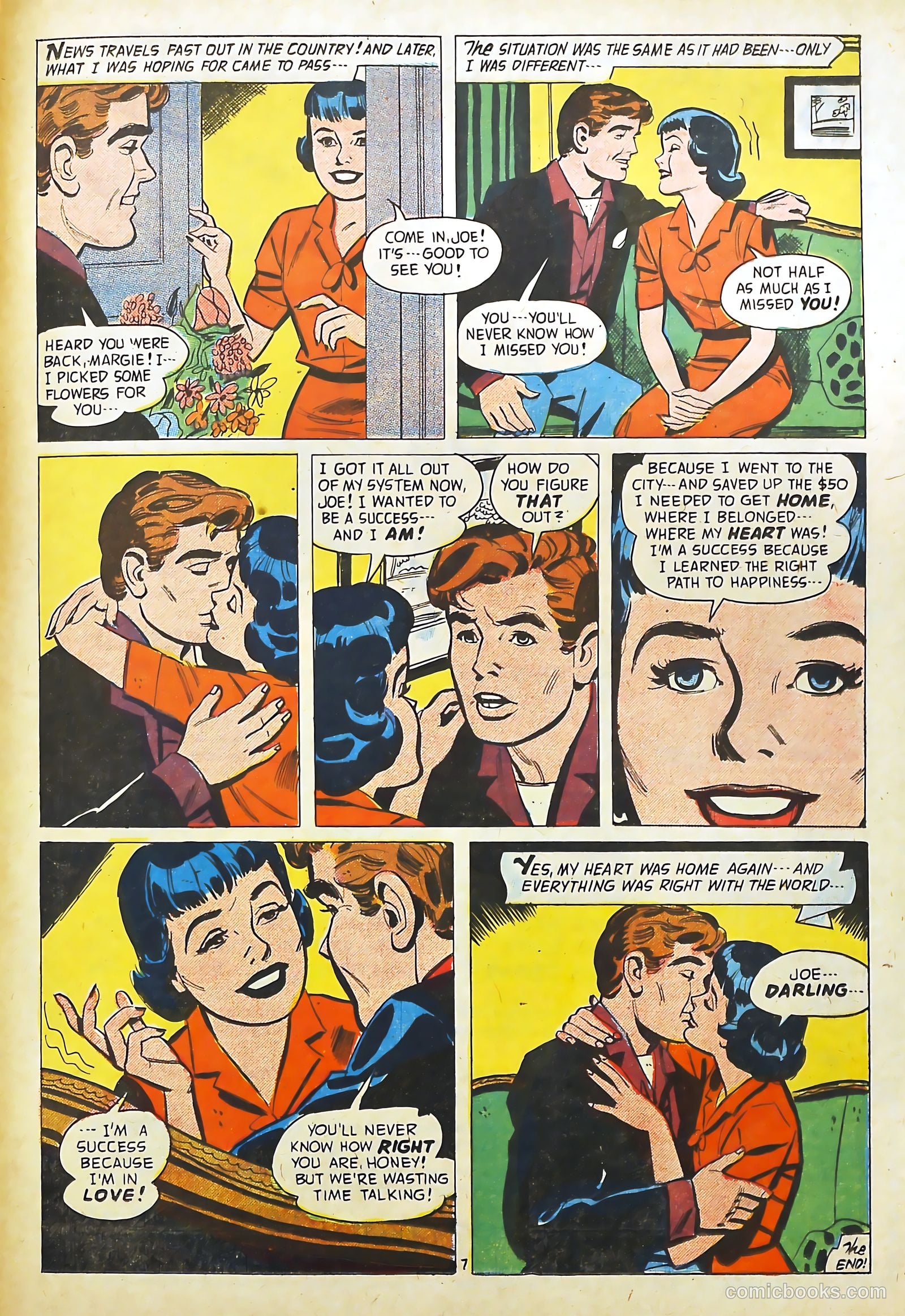 Confessions of the Lovelorn #100 (1958) — page 33 of 36