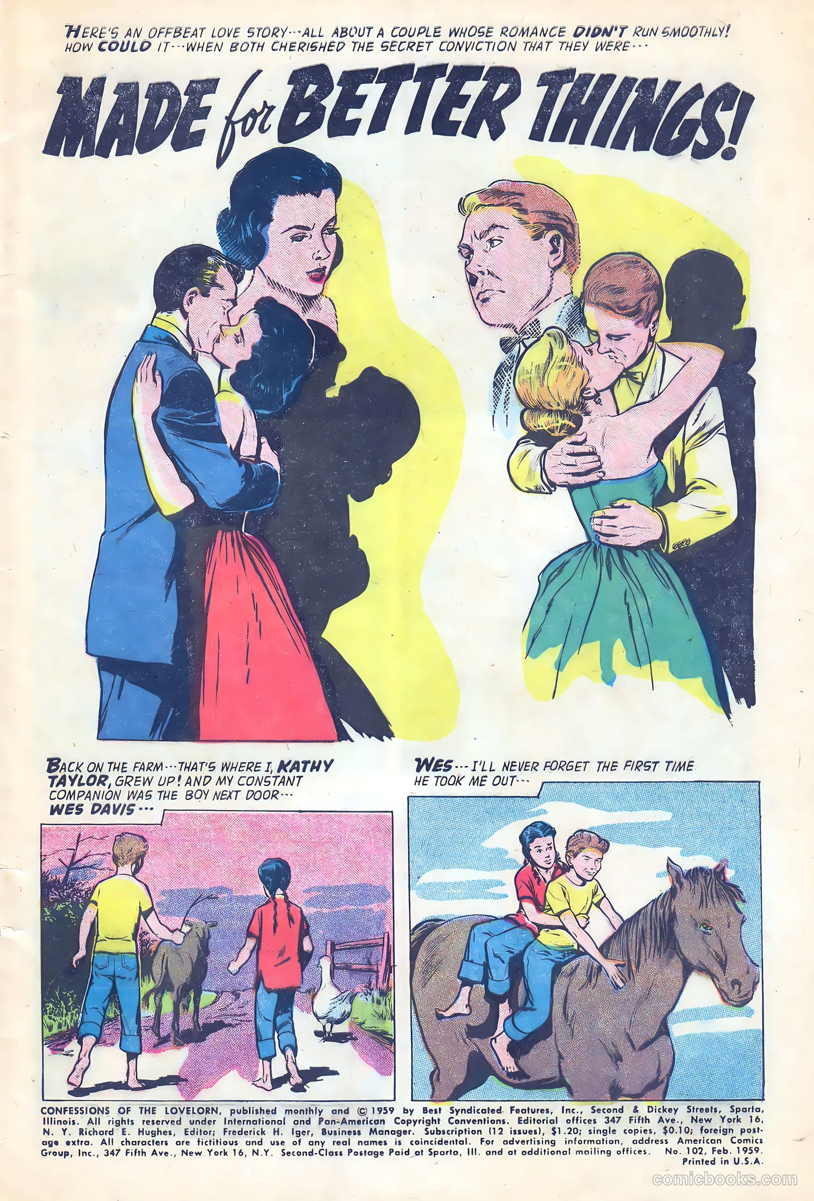 Confessions of the Lovelorn #102 (1959) — page 3 of 37