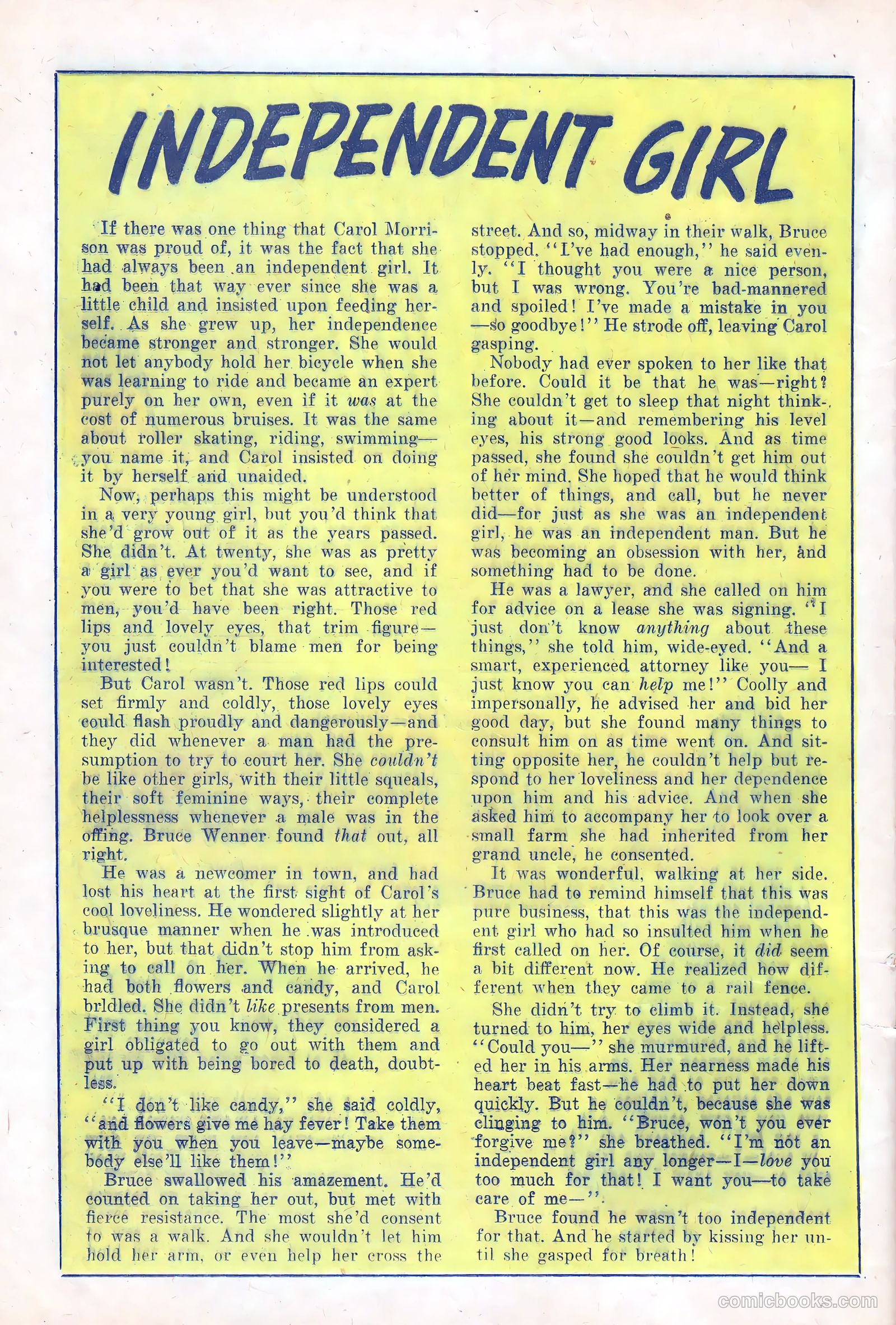 Confessions of the Lovelorn #102 (1959) — page 26 of 37