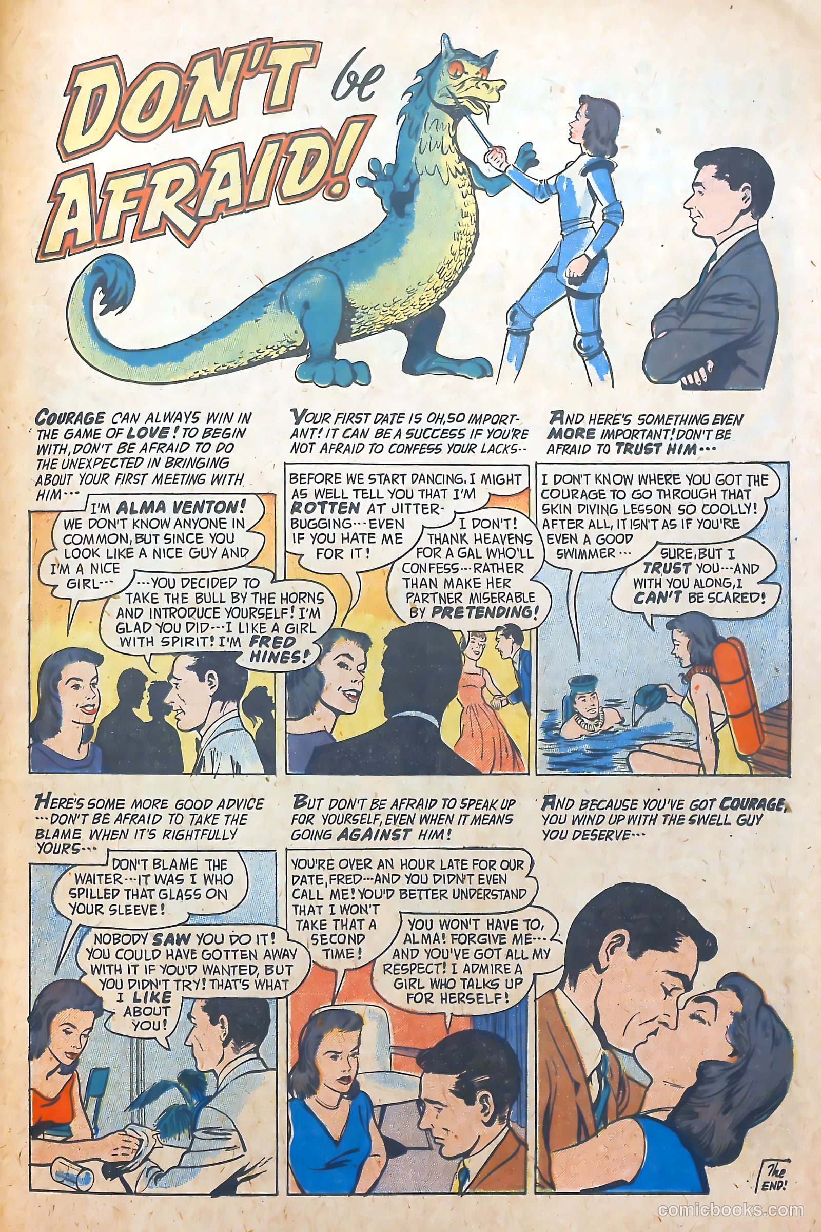 Confessions of the Lovelorn #103 (1959) — page 33 of 36