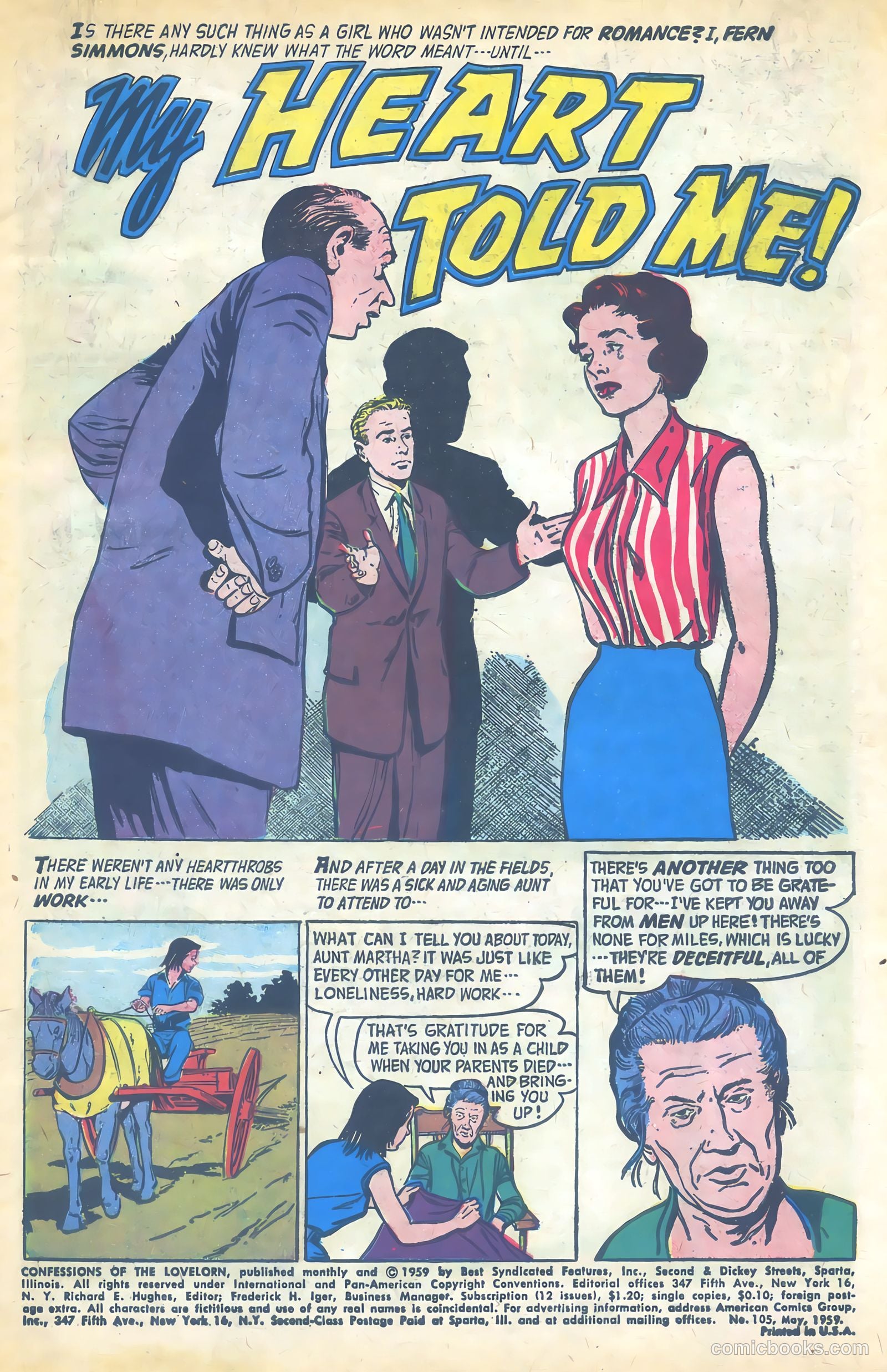 Confessions of the Lovelorn #105 (1959) — page 3 of 37