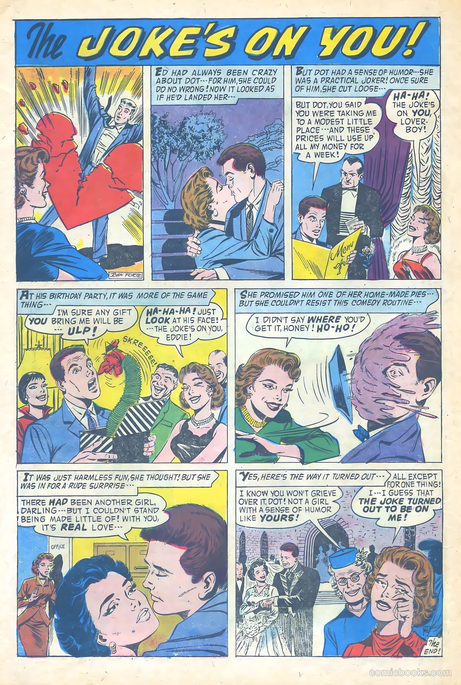 Confessions of the Lovelorn #105 (1959) — page 22 of 37