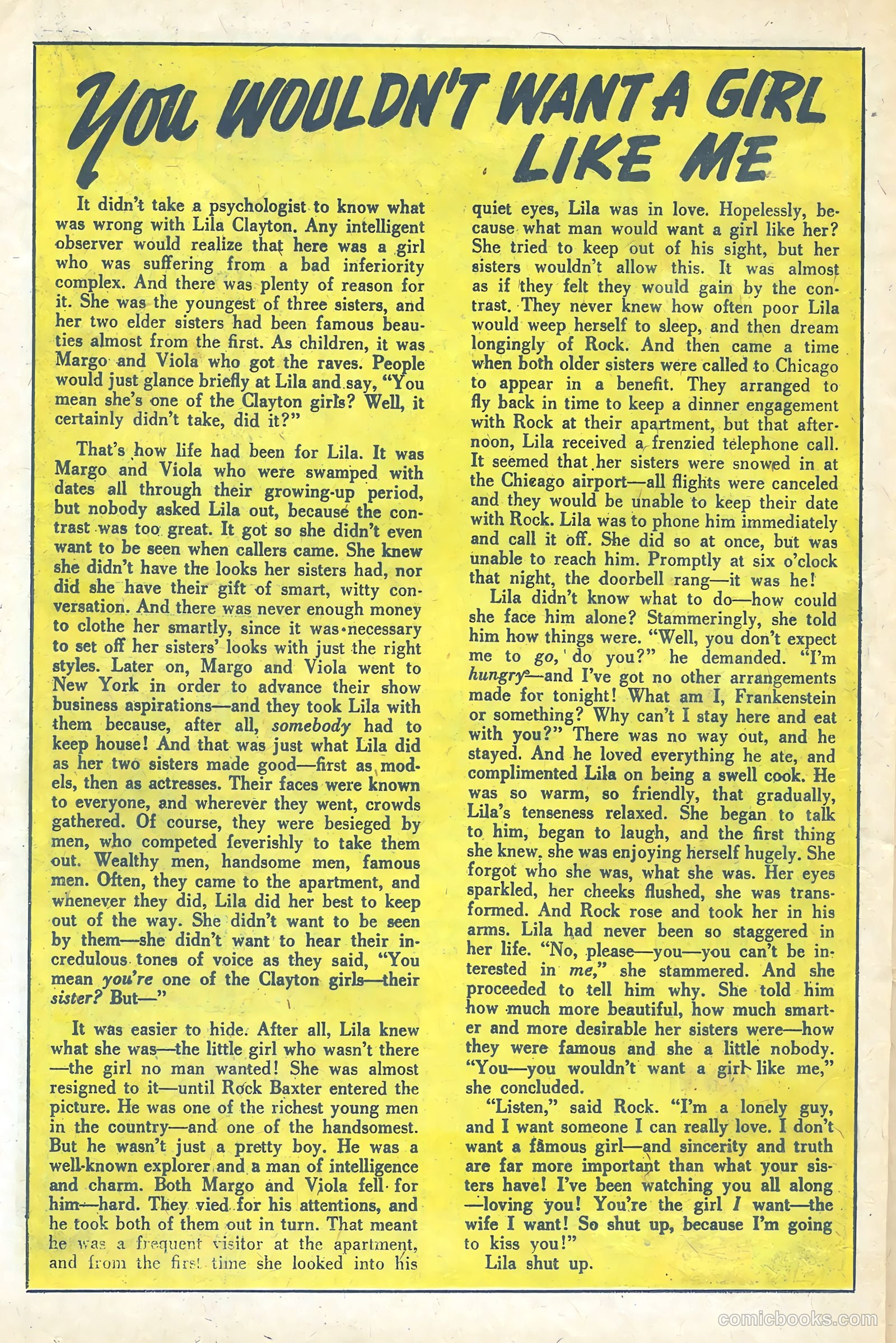 Confessions of the Lovelorn #105 (1959) — page 24 of 37