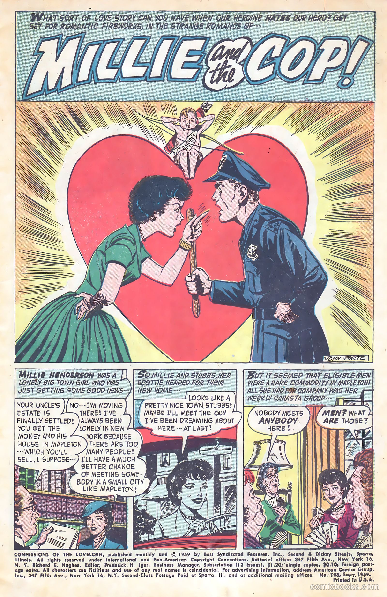 Confessions of the Lovelorn #108 (1959) — page 3 of 36