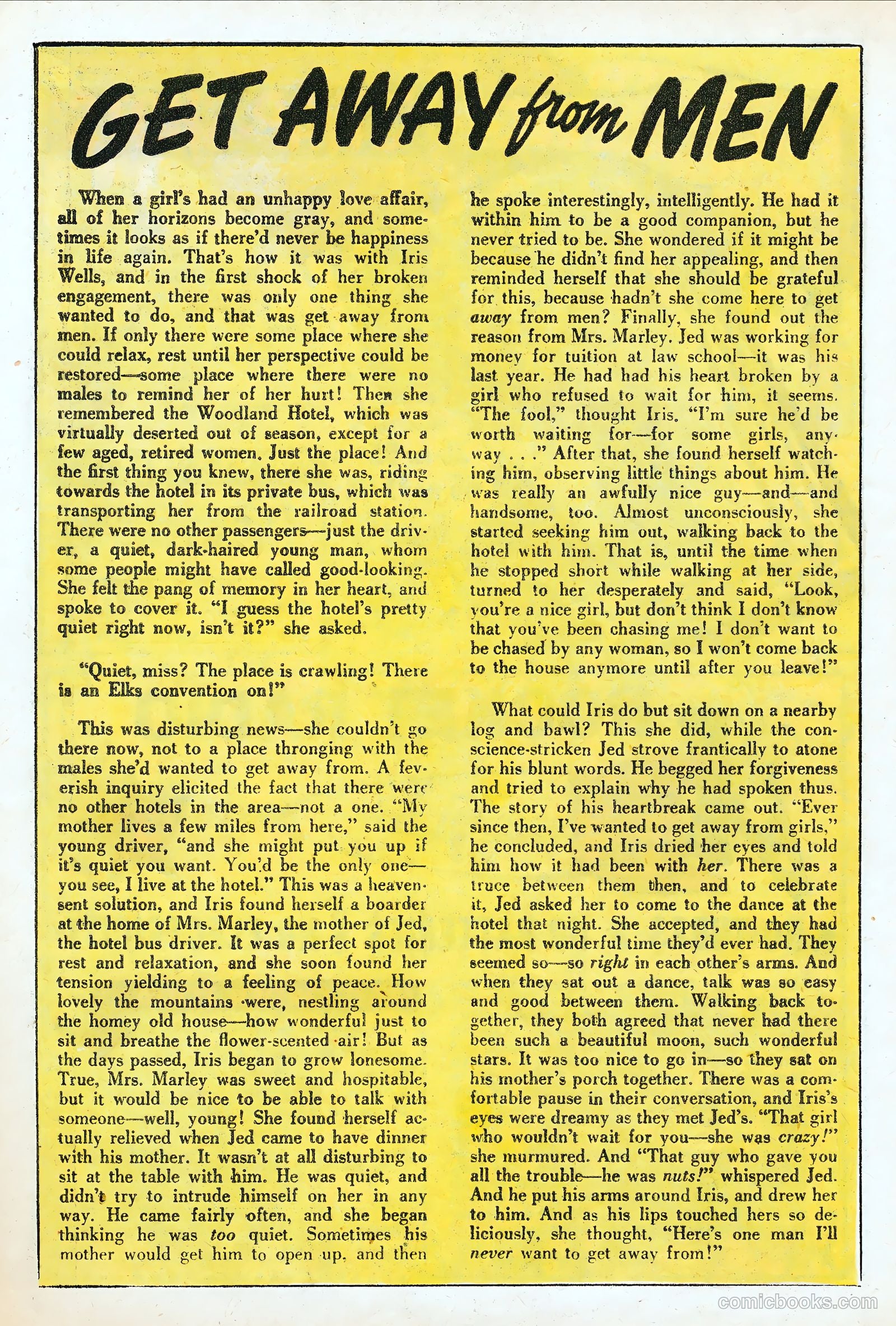 Confessions of the Lovelorn #109 (1959) — page 26 of 36