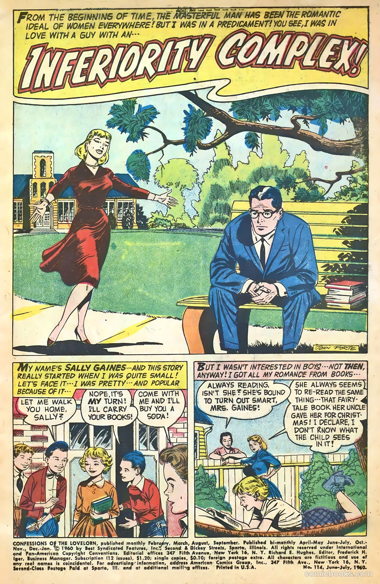 Confessions of the Lovelorn #114 (1960) — page 3 of 36
