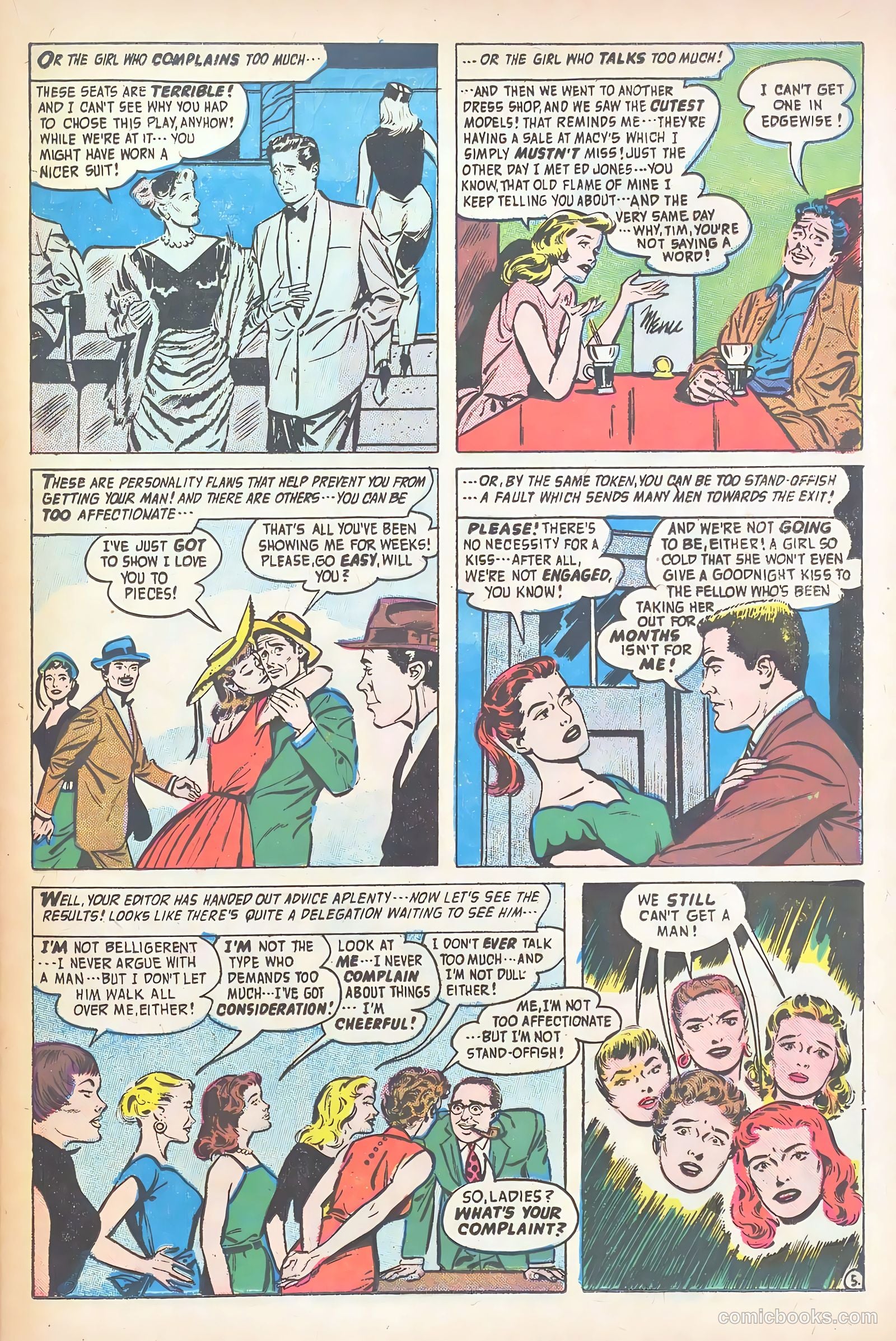 Confessions of the Lovelorn #76 (1956) — page 21 of 36