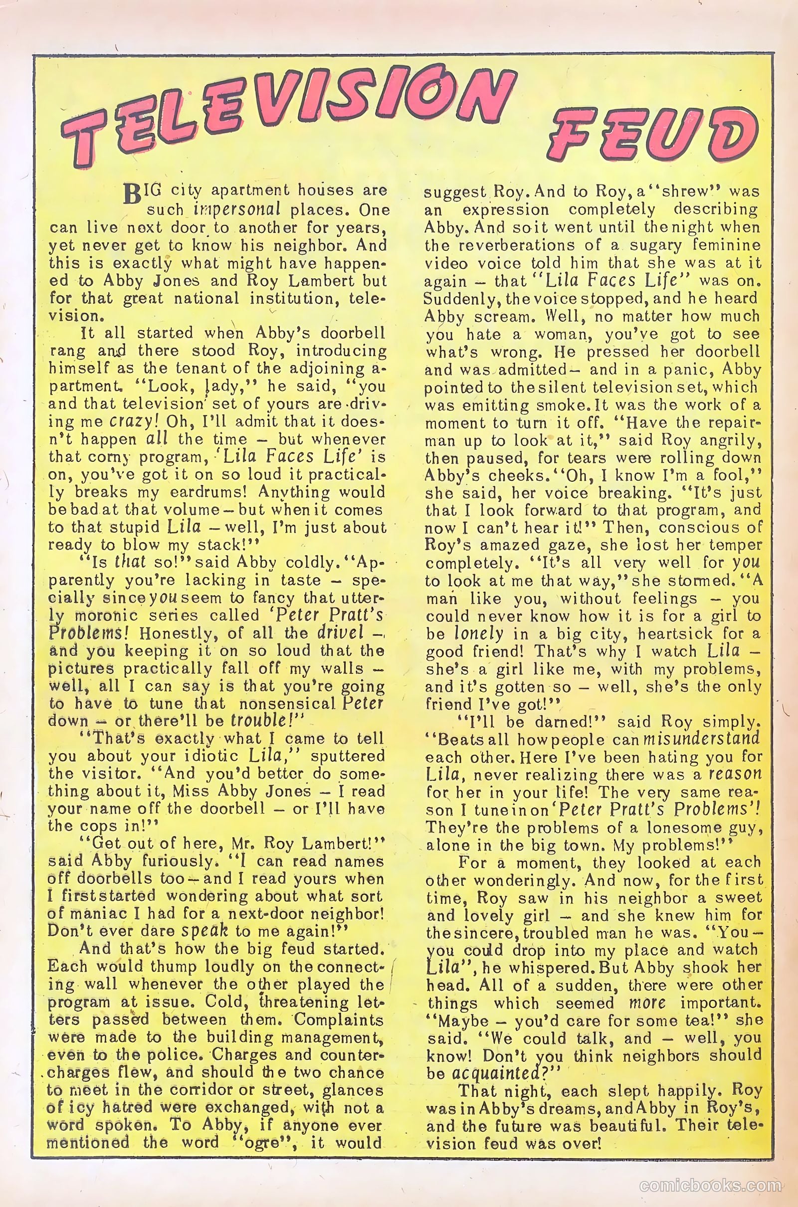 Confessions of the Lovelorn #76 (1956) — page 24 of 36