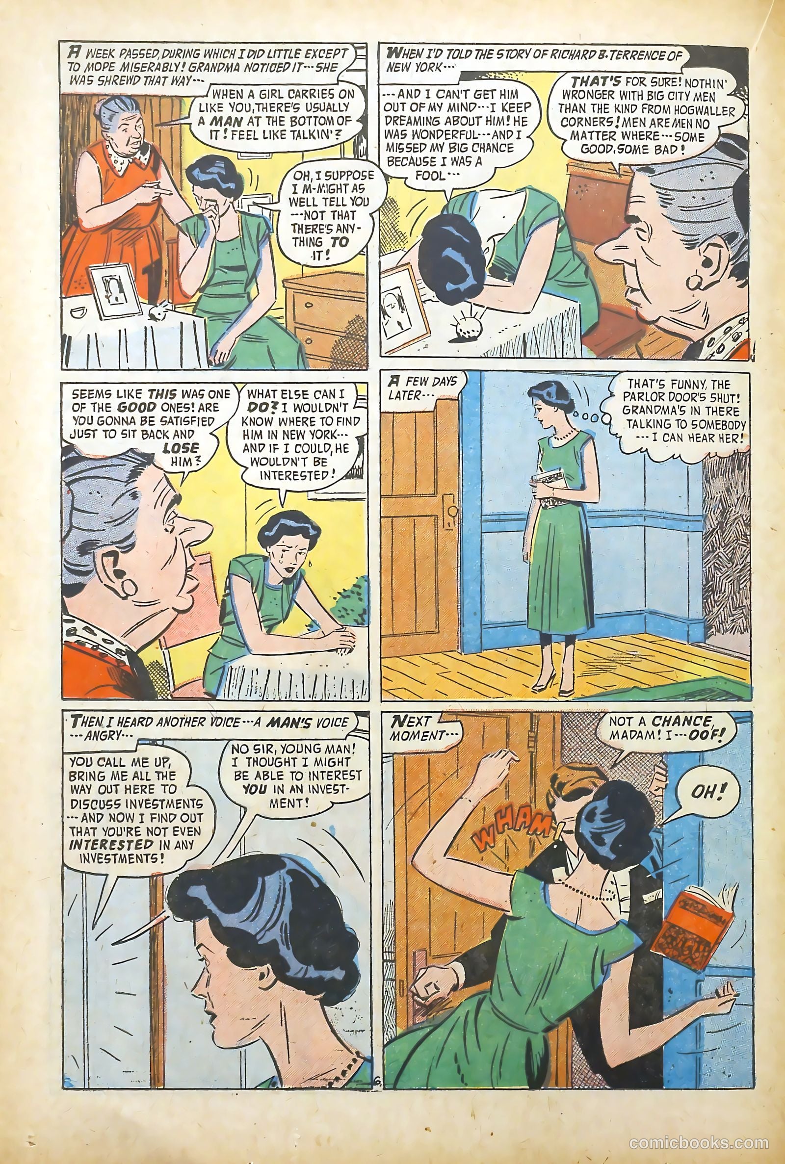 Confessions of the Lovelorn #77 (1957) — page 20 of 36