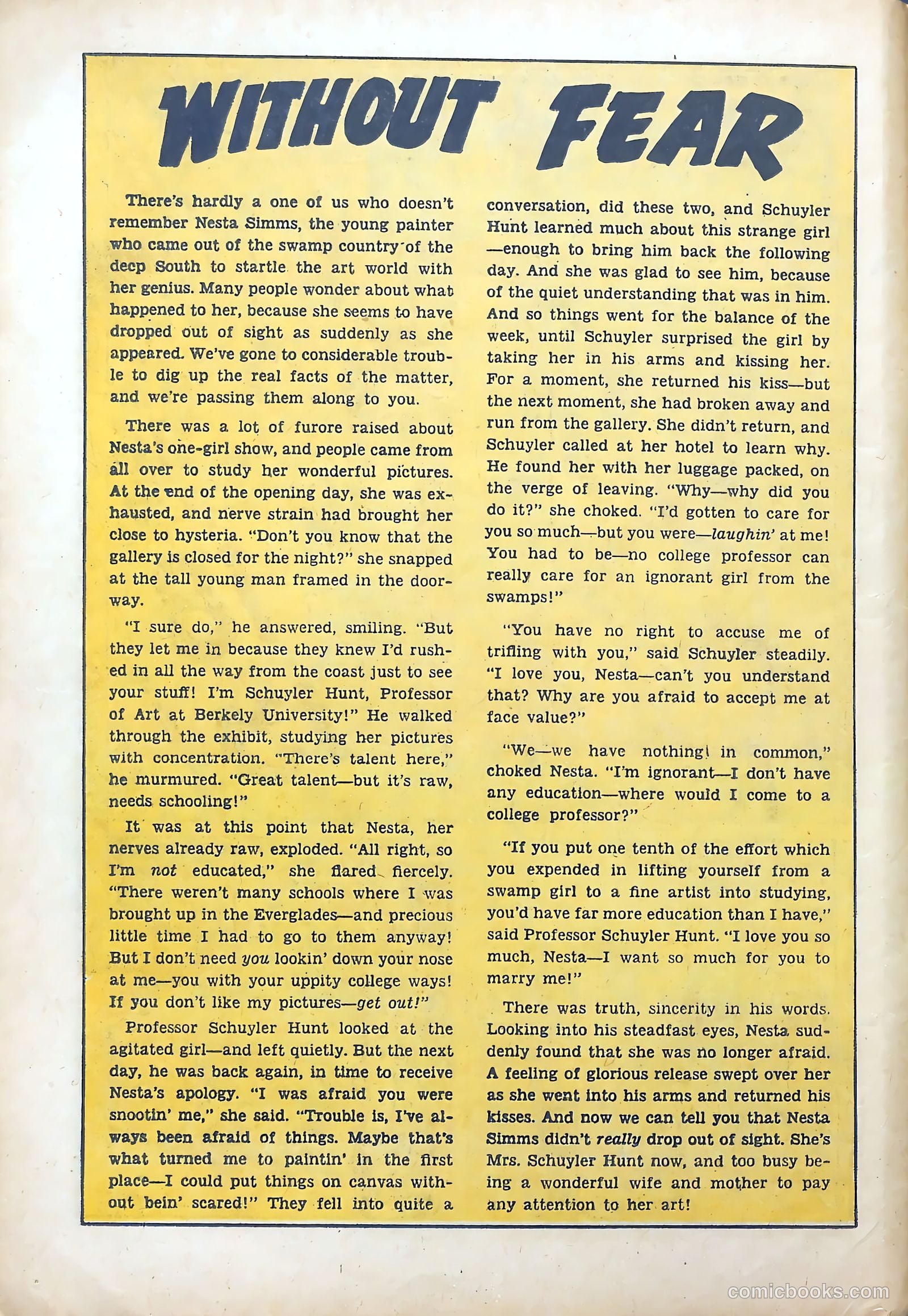 Confessions of the Lovelorn #79 (1957) — page 12 of 37