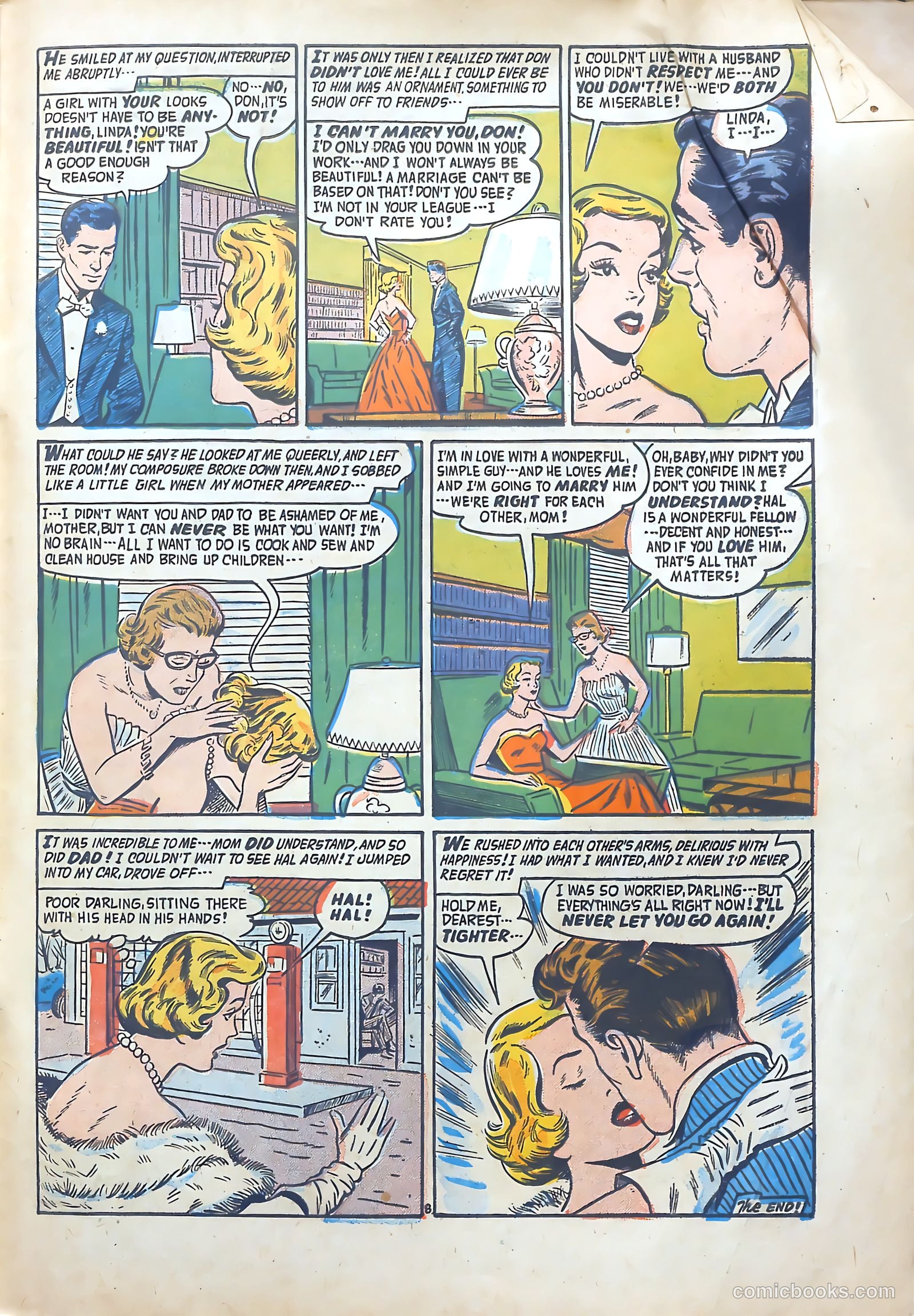 Confessions of the Lovelorn #79 (1957) — page 33 of 37