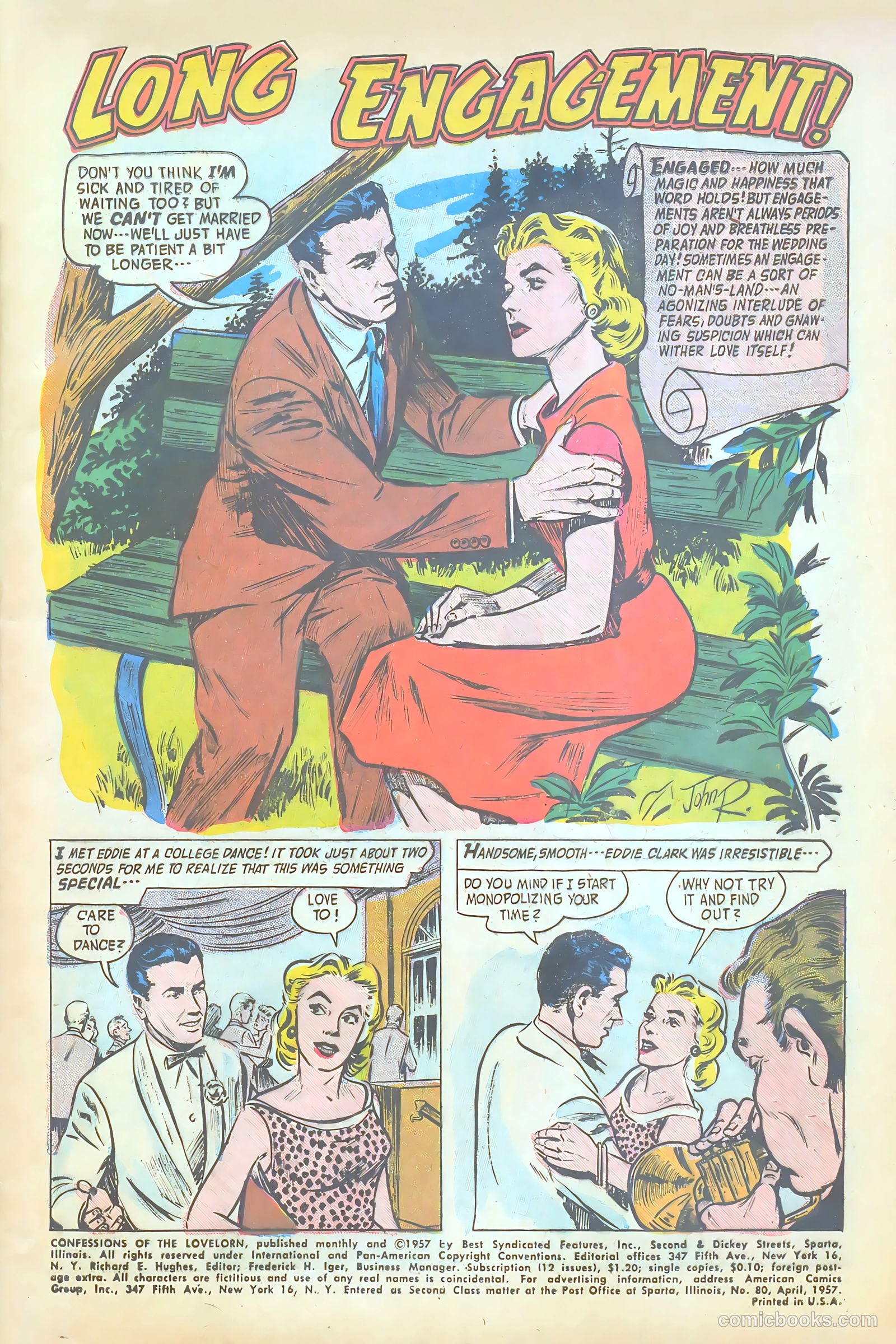 Confessions of the Lovelorn #80 (1957) — page 3 of 36