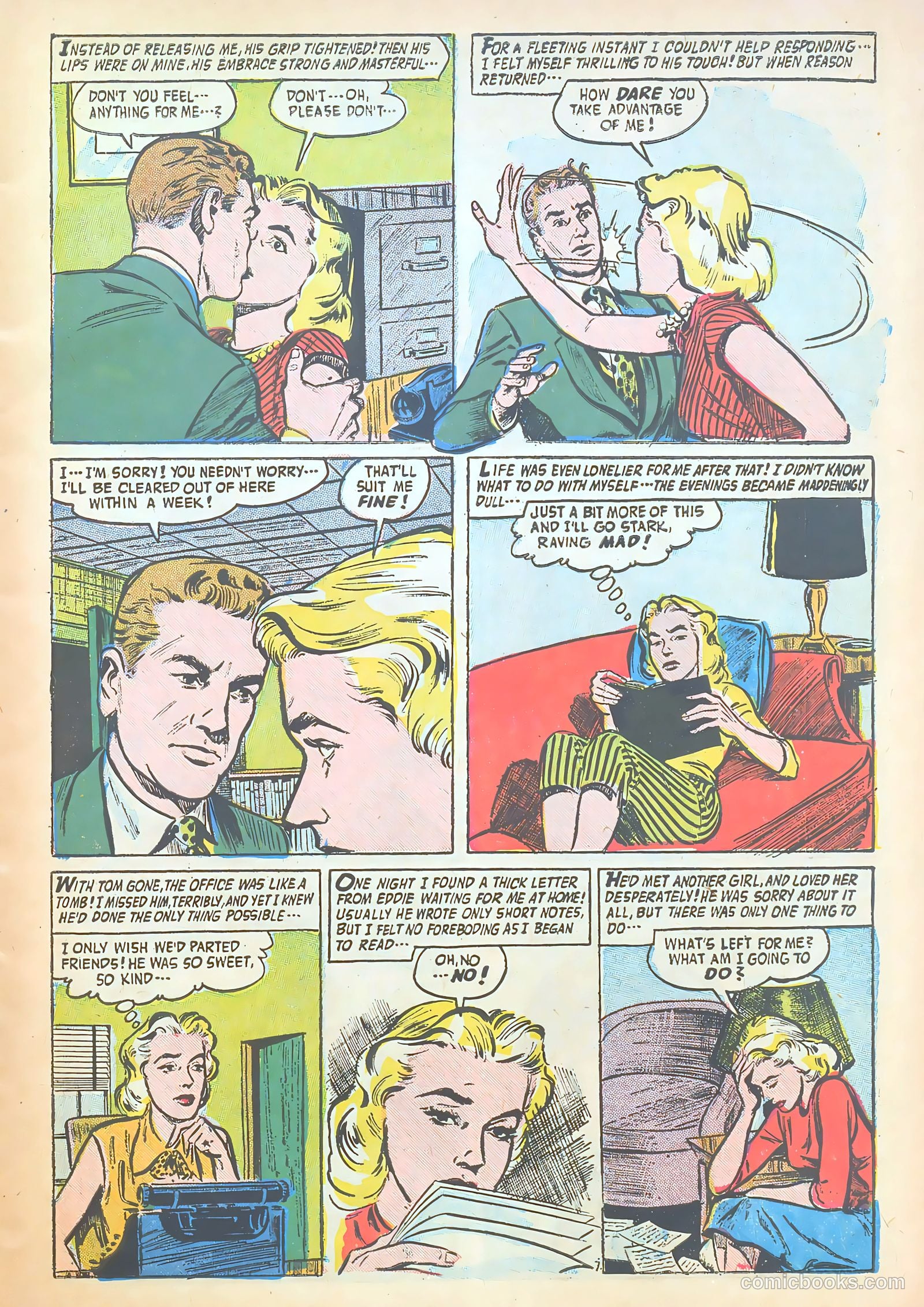 Confessions of the Lovelorn #80 (1957) — page 9 of 36