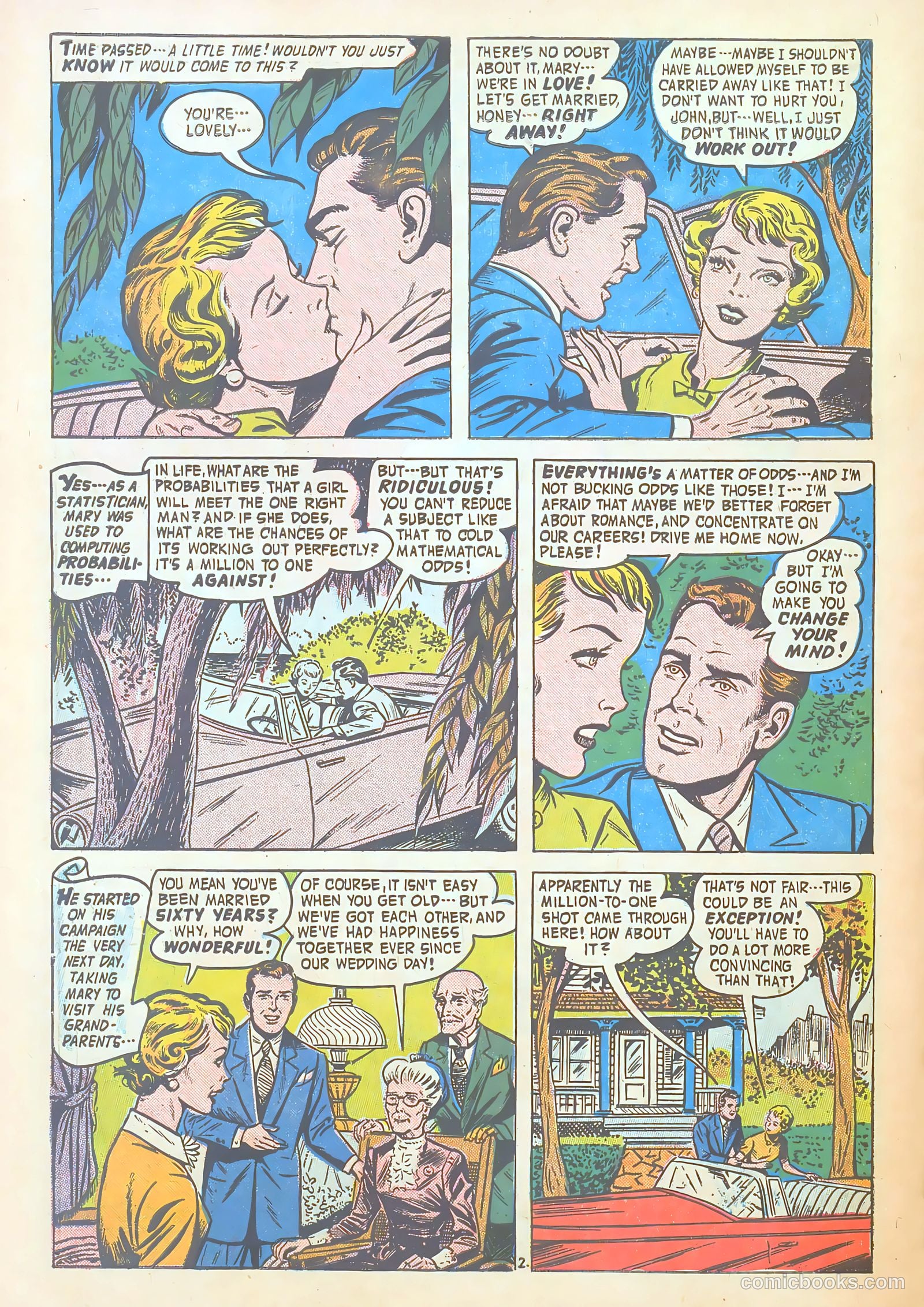 Confessions of the Lovelorn #80 (1957) — page 32 of 36
