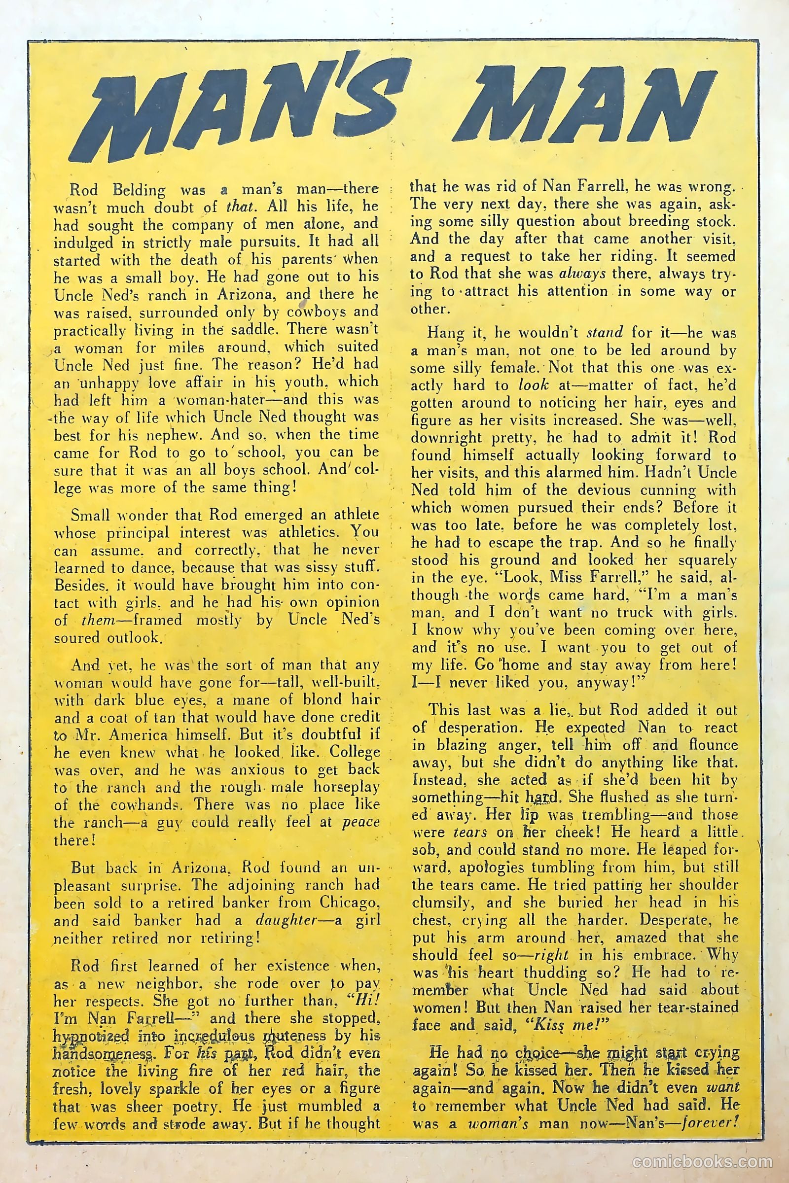 Confessions of the Lovelorn #81 (1957) — page 20 of 36
