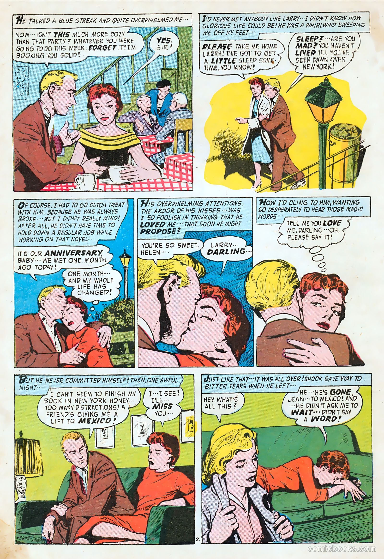 Confessions of the Lovelorn #82 (1957) — page 4 of 36