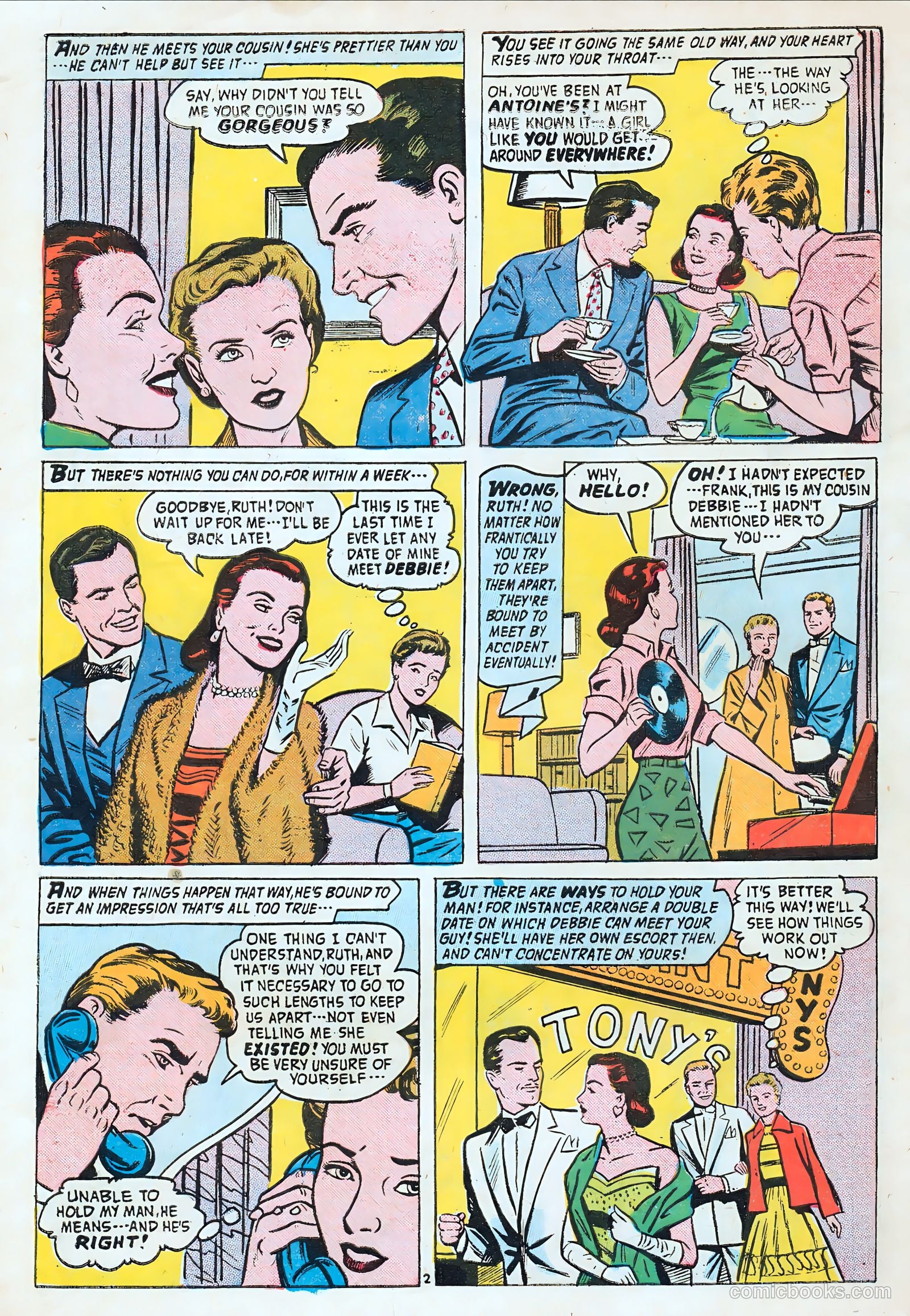 Confessions of the Lovelorn #82 (1957) — page 32 of 36