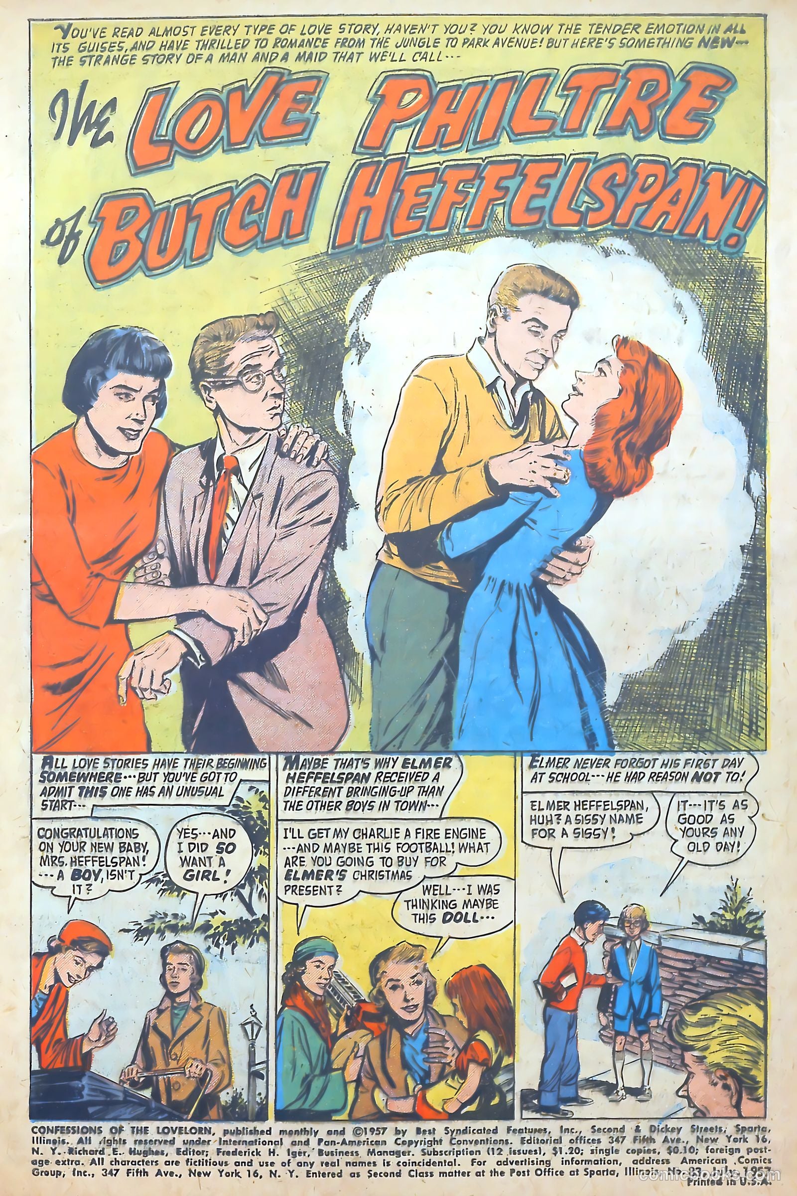 Confessions of the Lovelorn #83 (1957) — page 3 of 36