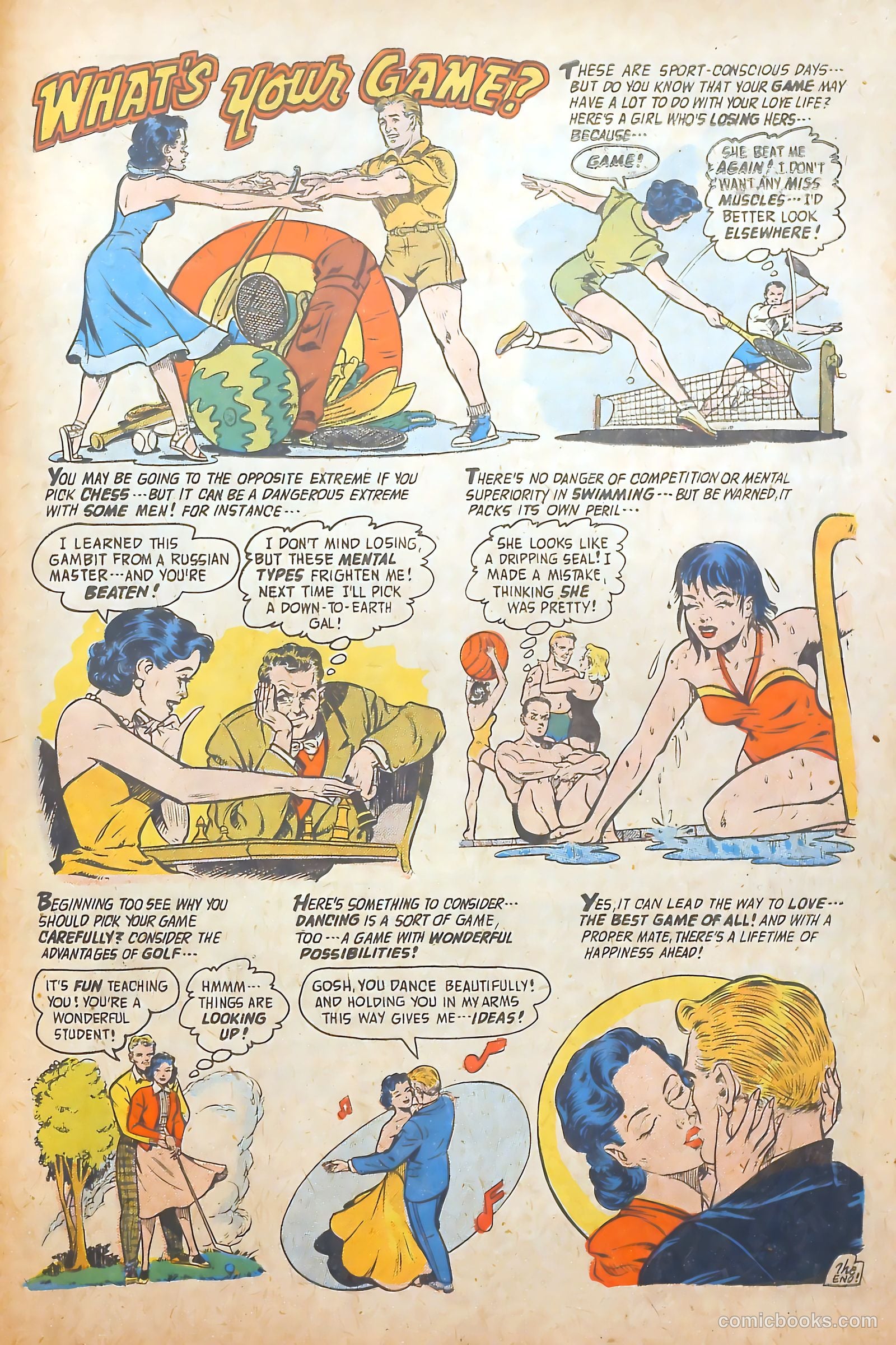 Confessions of the Lovelorn #83 (1957) — page 33 of 36