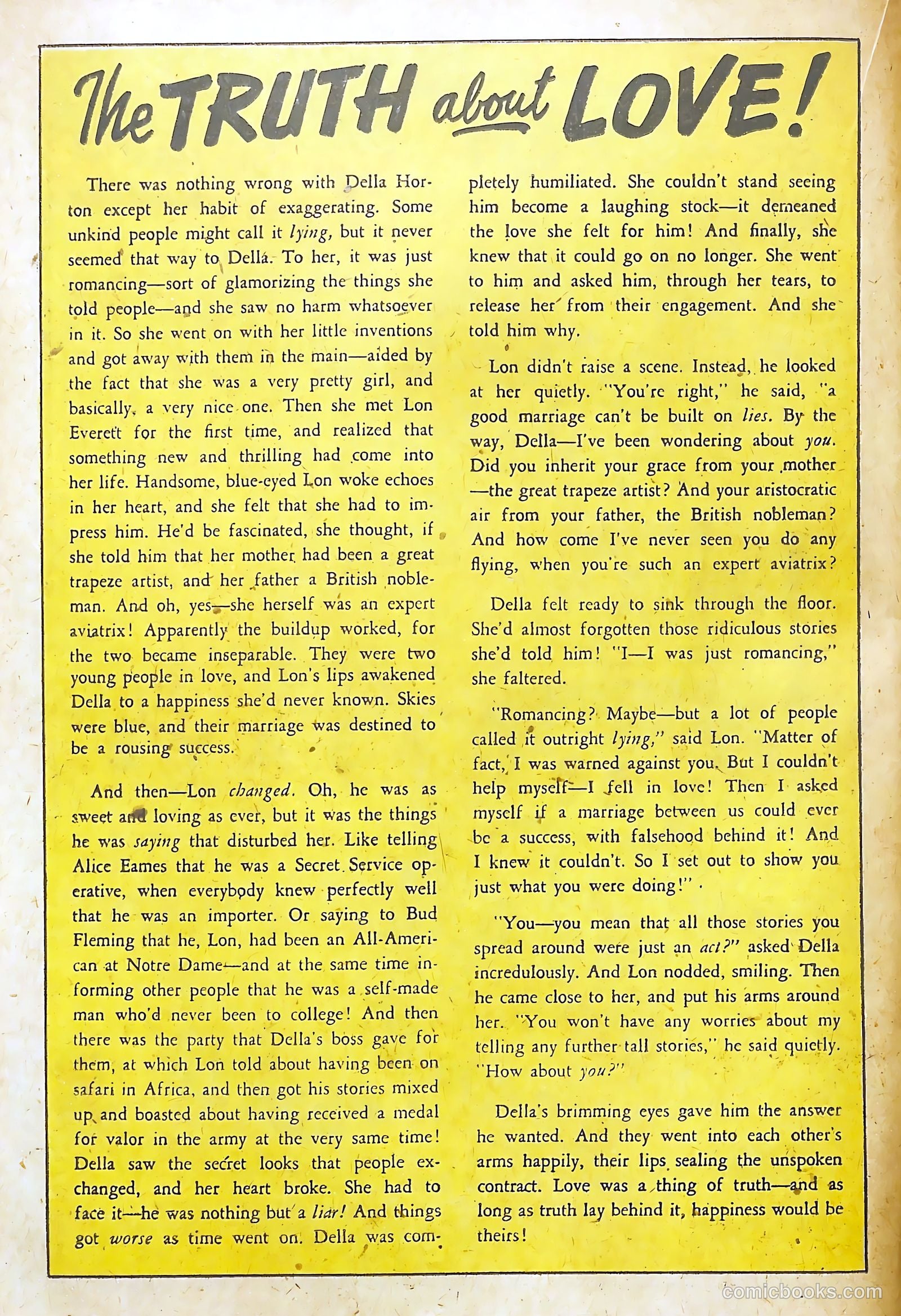 Confessions of the Lovelorn #84 (1957) — page 16 of 36