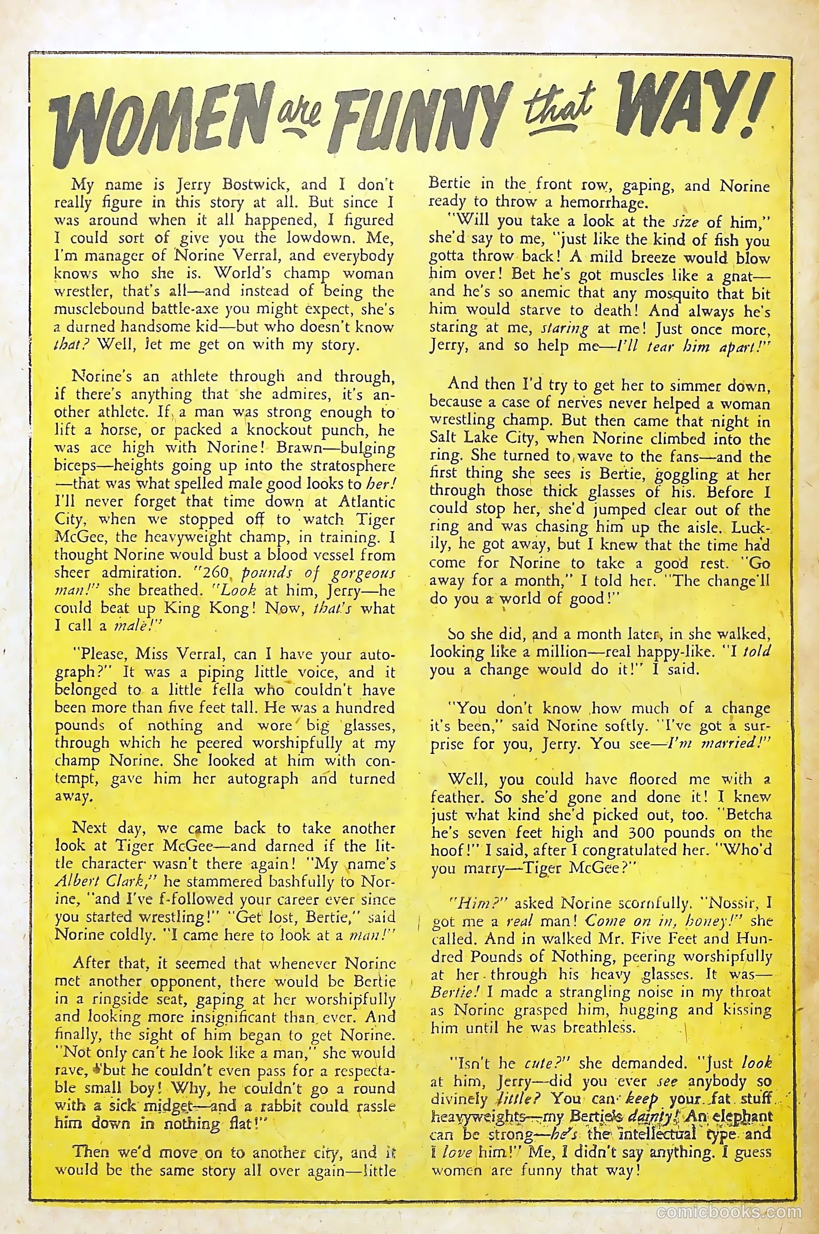 Confessions of the Lovelorn #84 (1957) — page 24 of 36