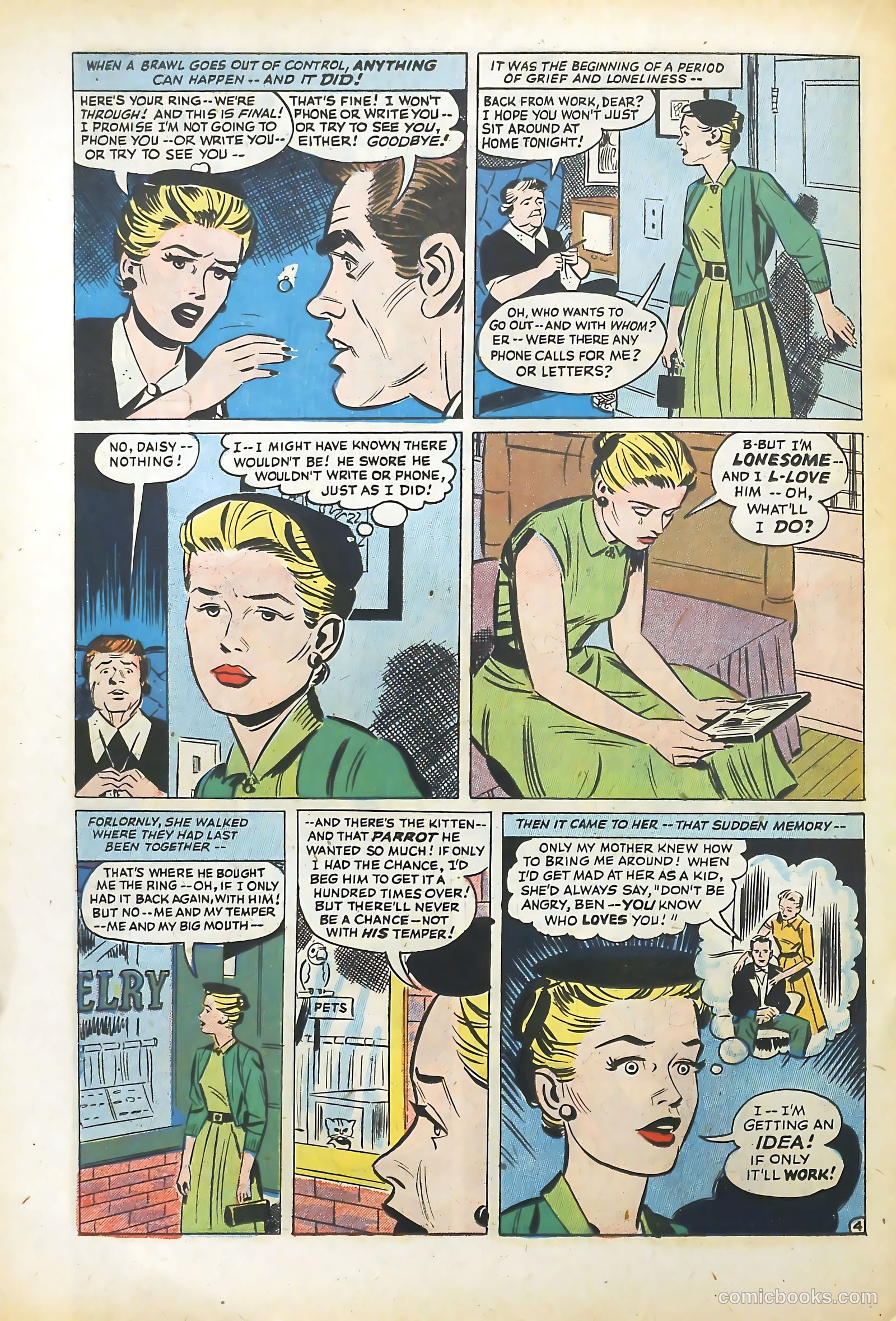 Confessions of the Lovelorn #85 (1957) — page 22 of 37