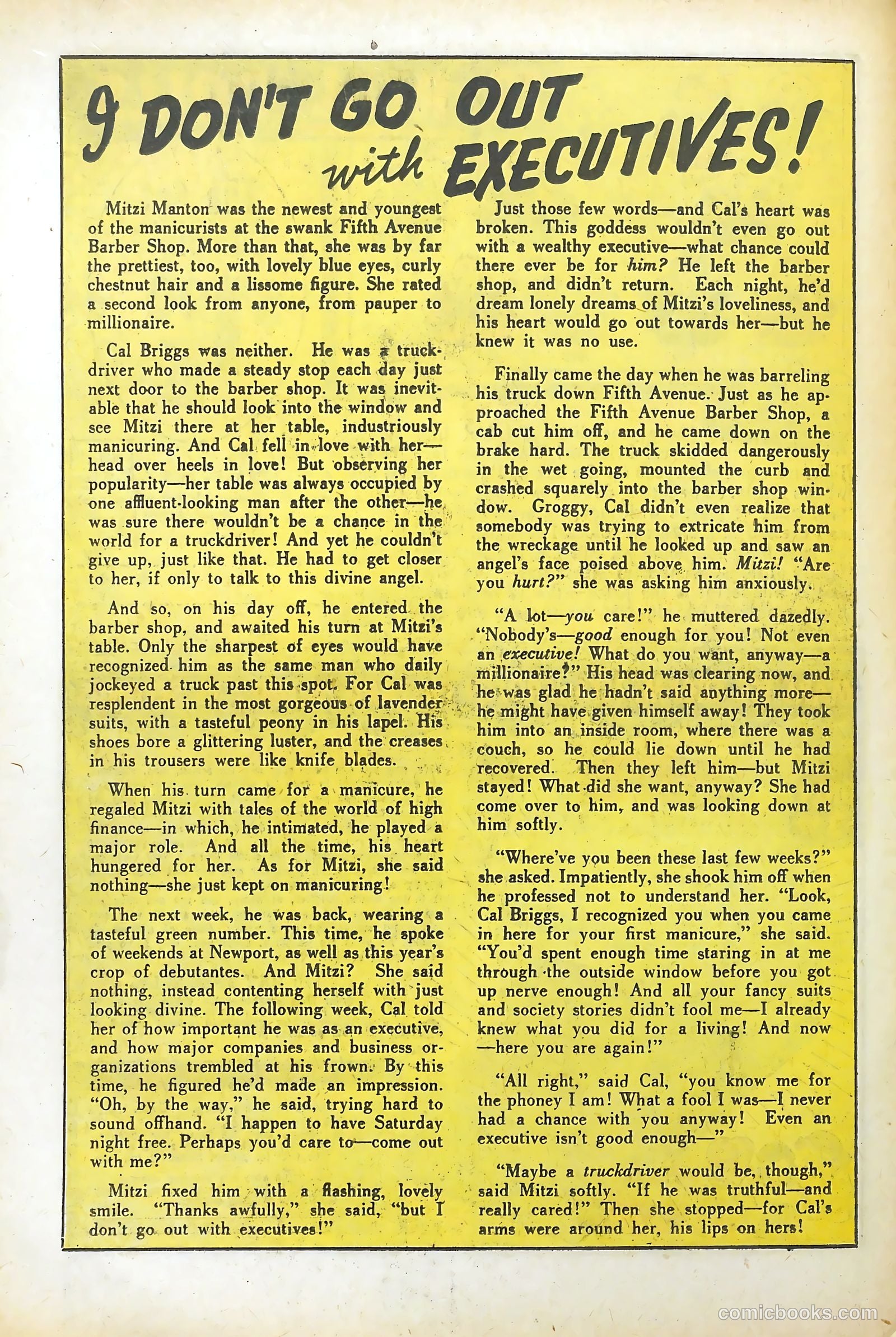 Confessions of the Lovelorn #85 (1957) — page 26 of 37