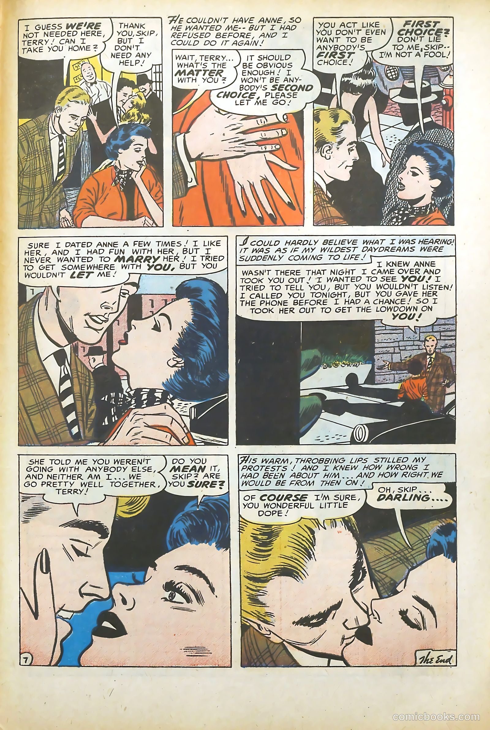 Confessions of the Lovelorn #85 (1957) — page 33 of 37