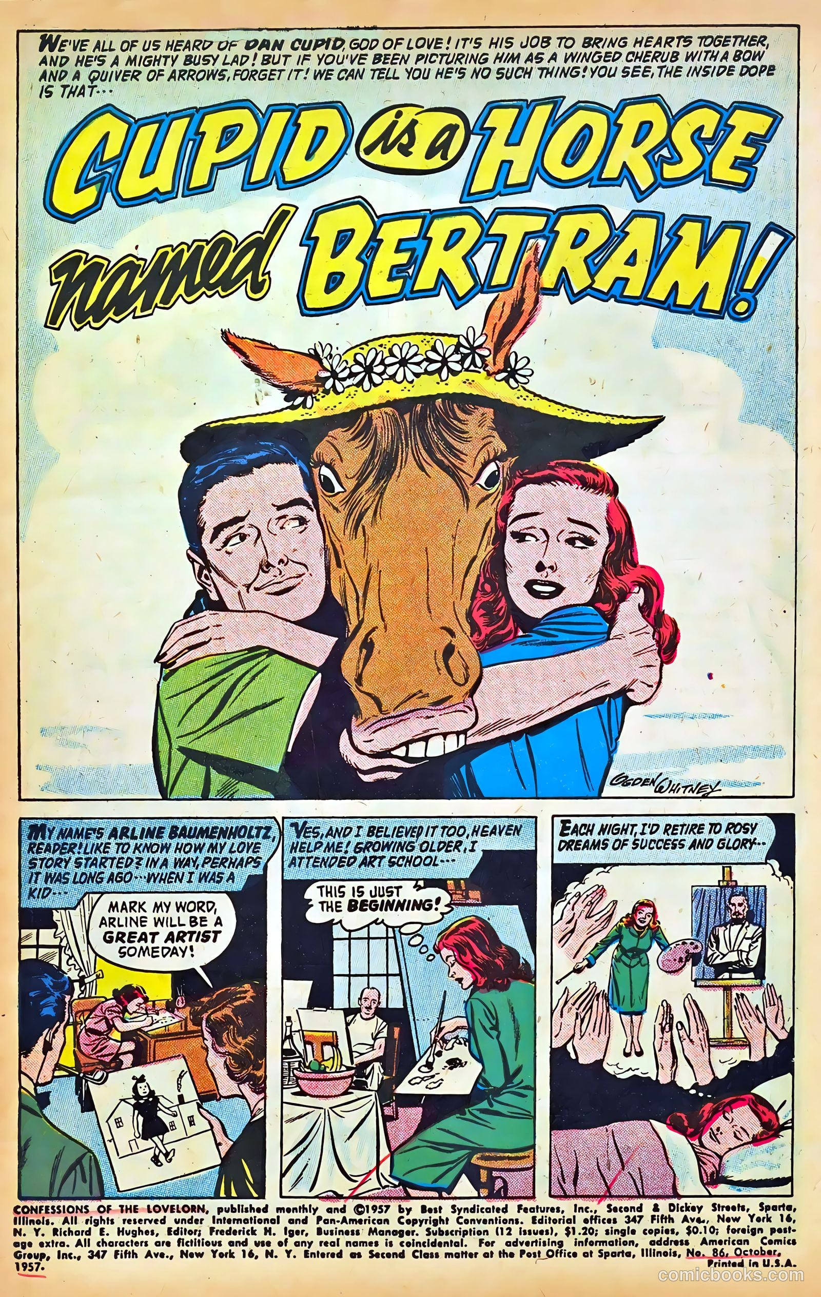 Confessions of the Lovelorn #86 (1957) — page 3 of 36