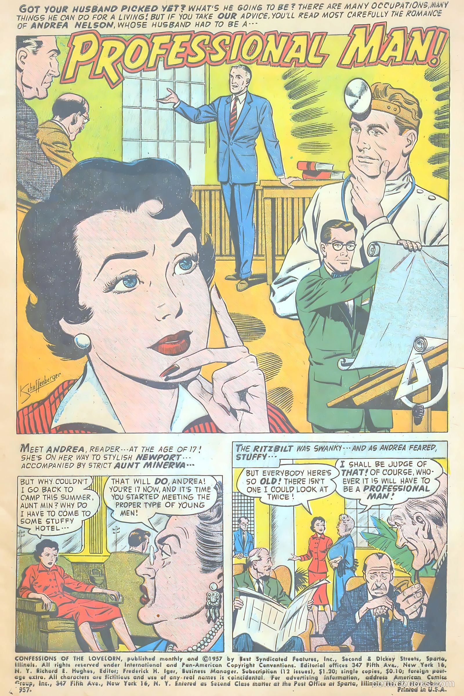 Confessions of the Lovelorn #87 (1957) — page 3 of 36