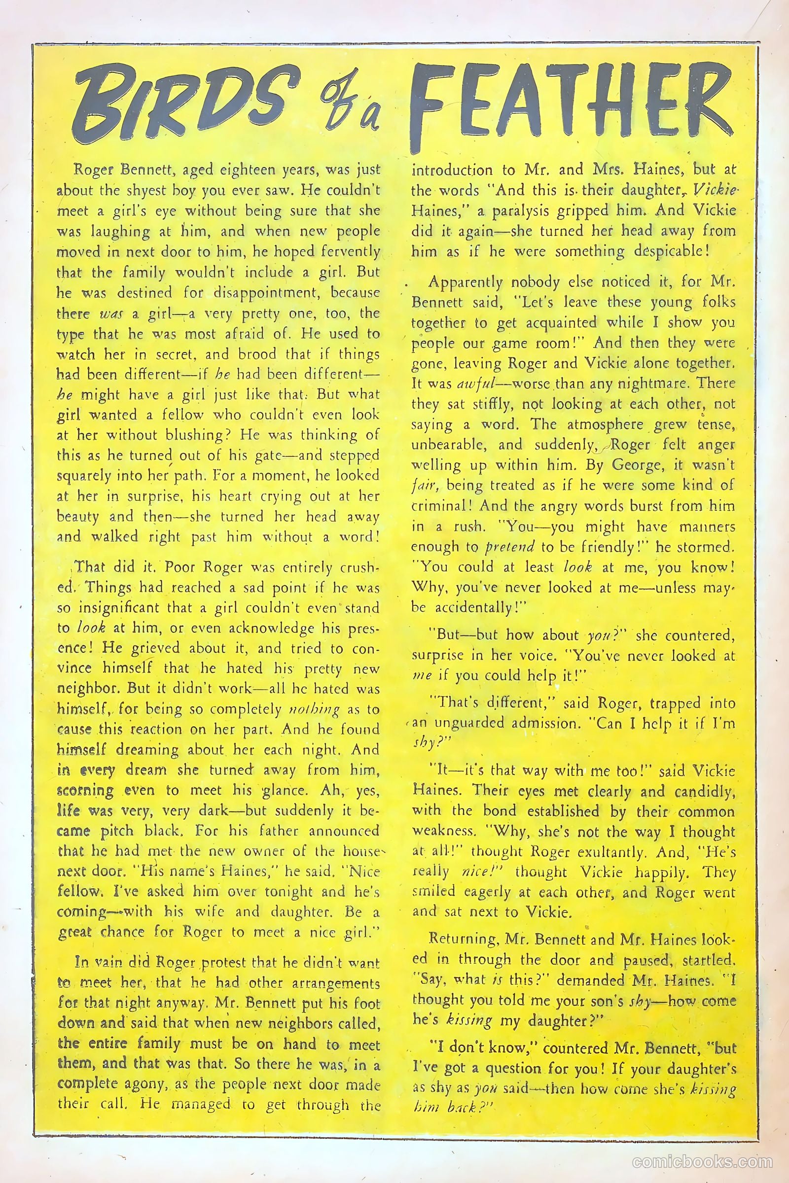 Confessions of the Lovelorn #87 (1957) — page 14 of 36
