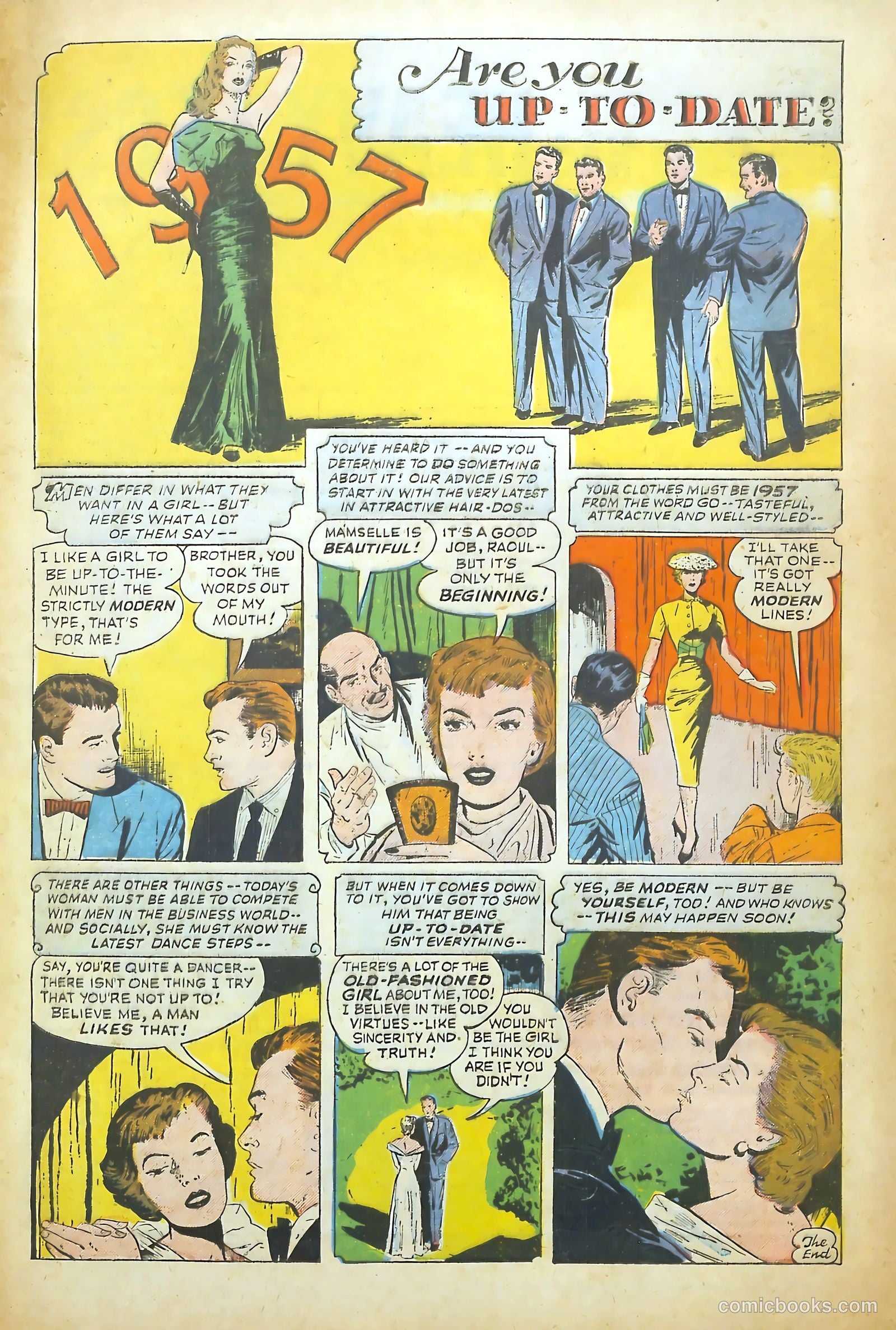 Confessions of the Lovelorn #88 (1957) — page 33 of 36
