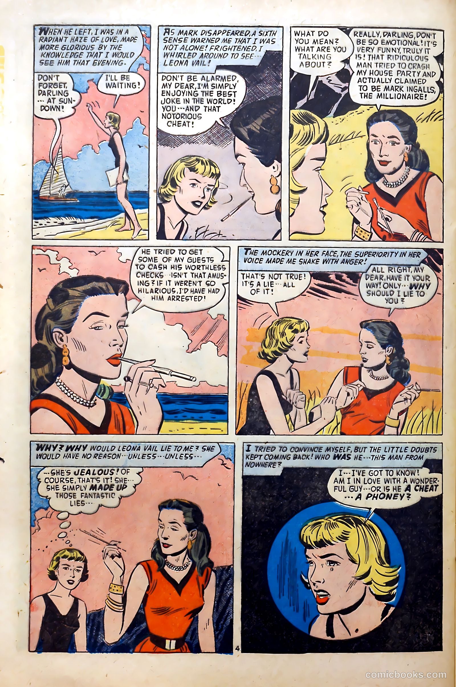 Confessions of the Lovelorn #89 (1957) — page 30 of 36