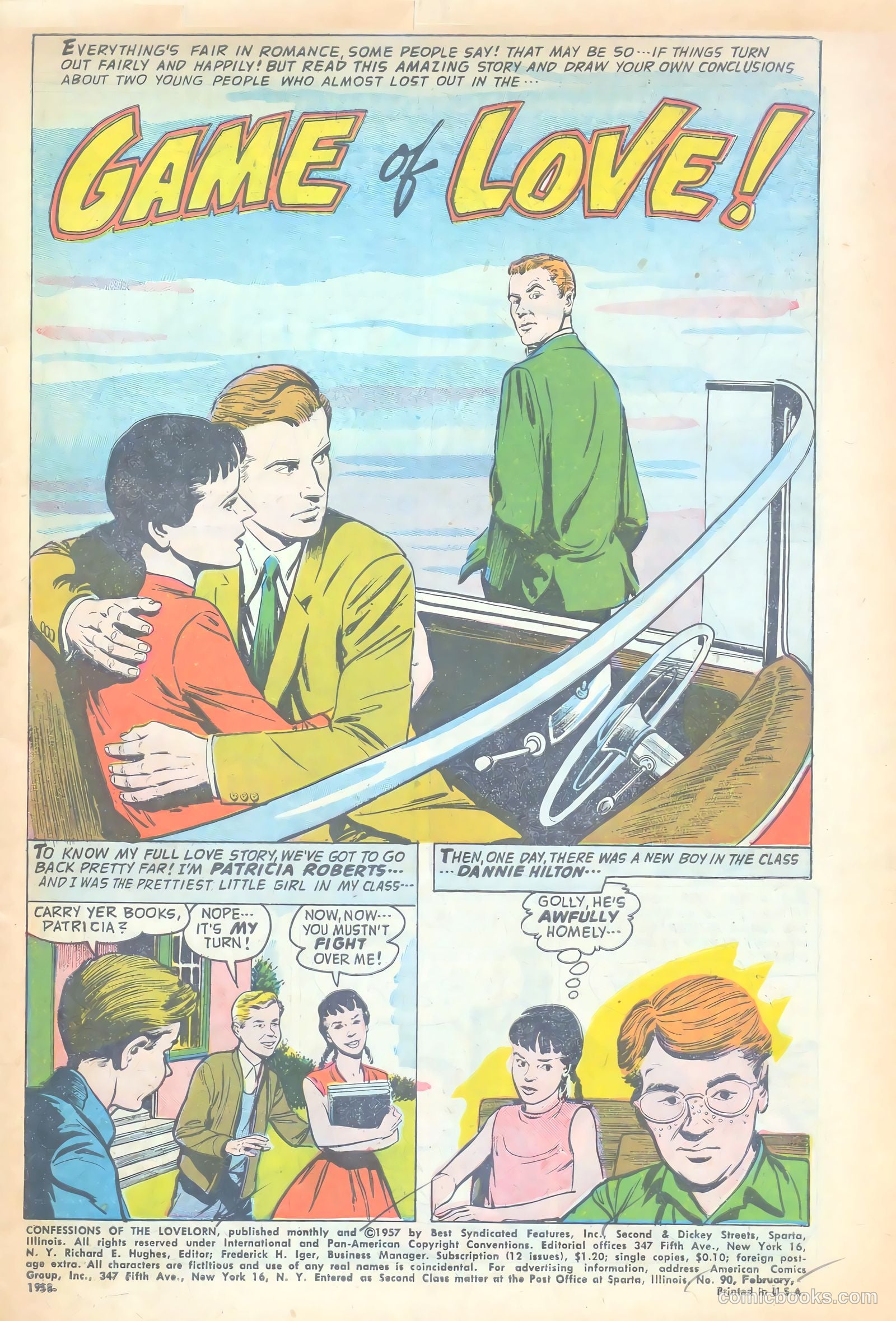 Confessions of the Lovelorn #90 (1958) — page 3 of 36
