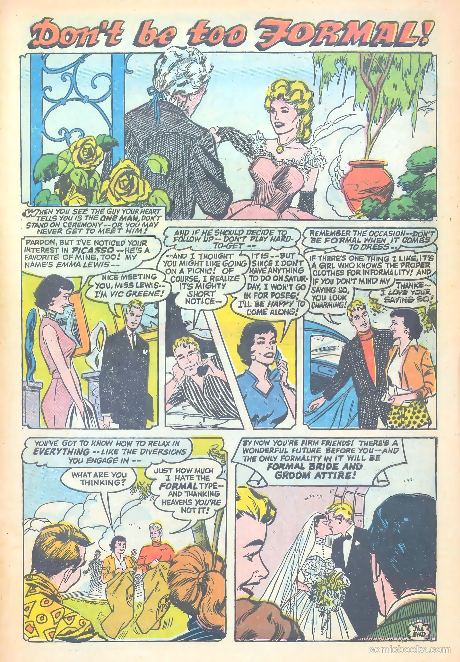Confessions of the Lovelorn #90 (1958) — page 33 of 36