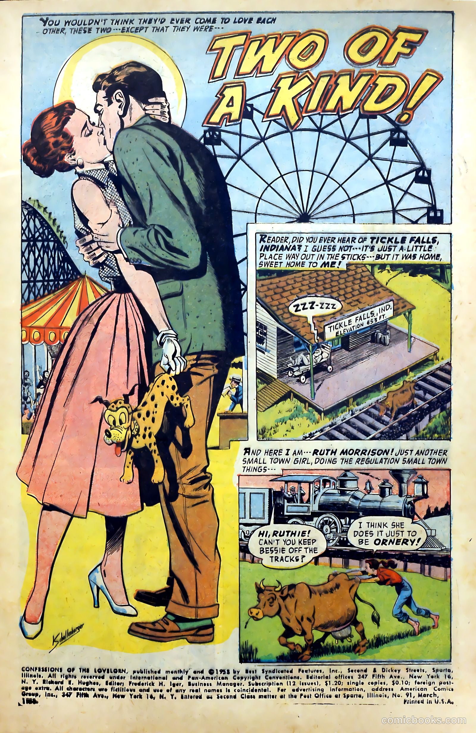 Confessions of the Lovelorn #91 (1958) — page 3 of 36